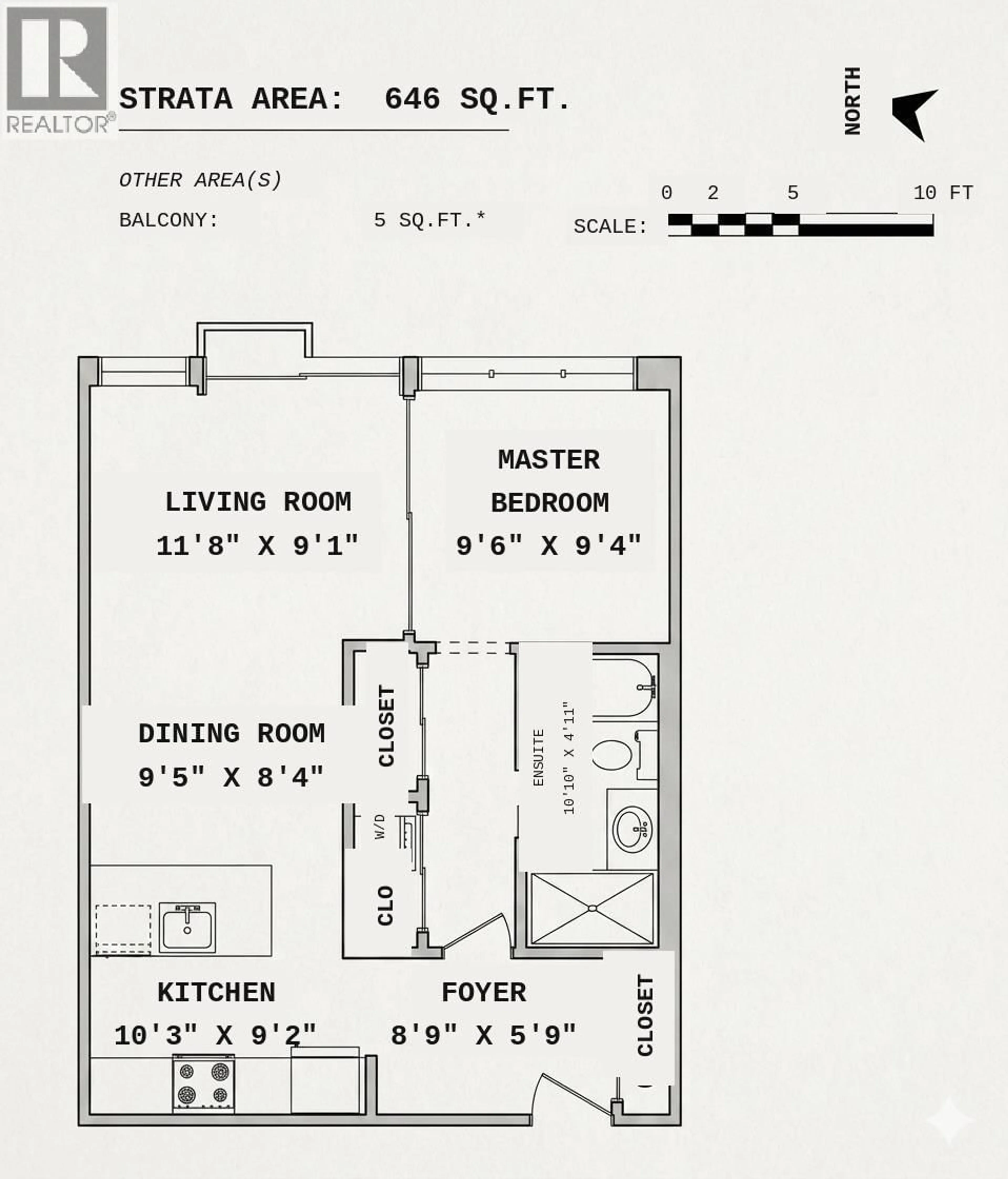 Floor plan for 1904 - 128 CORDOVA STREET, Vancouver British Columbia V6B0E6