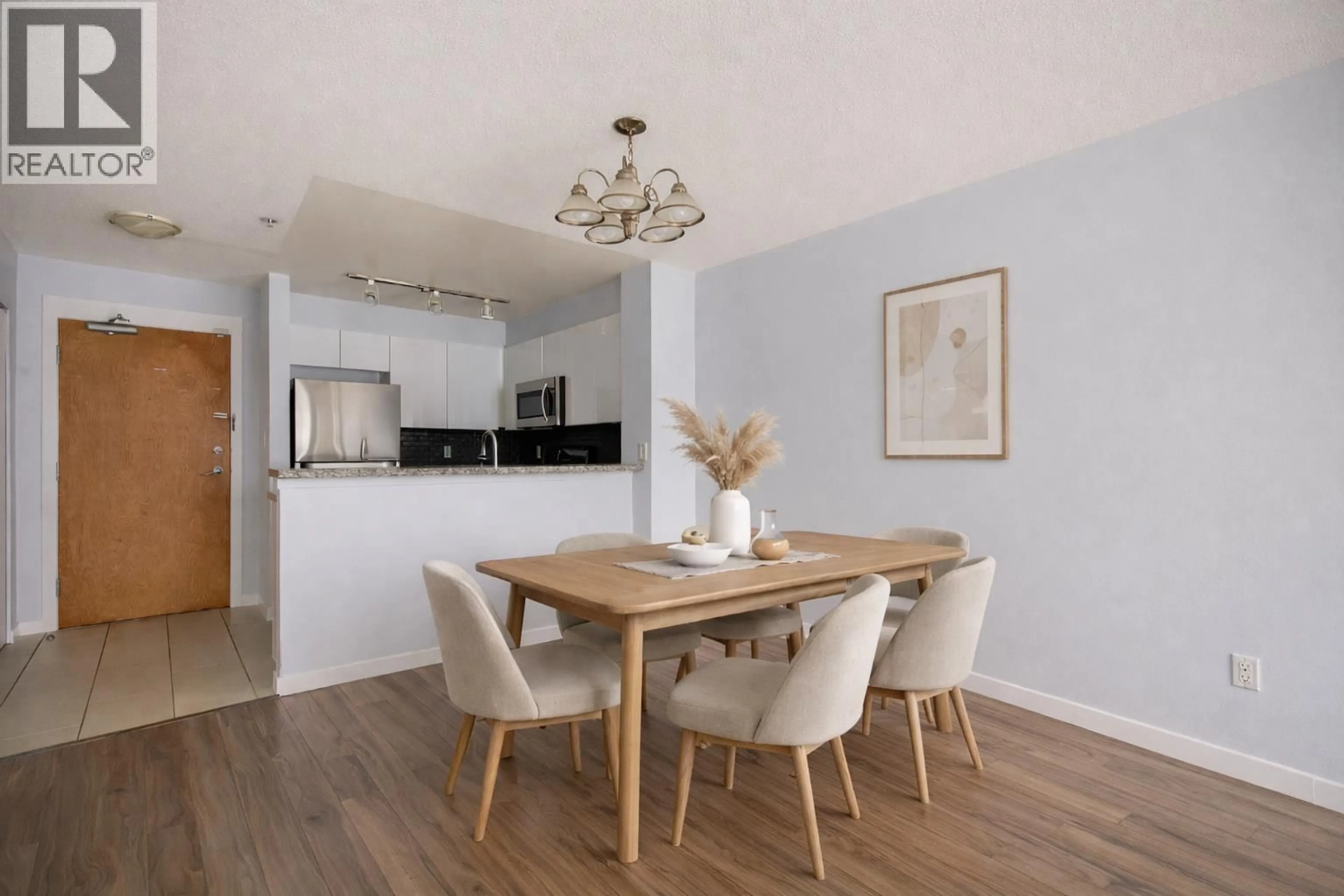 Dining room, wood/laminate floor for 215 - 8060 JONES ROAD, Richmond British Columbia V6Y4K5