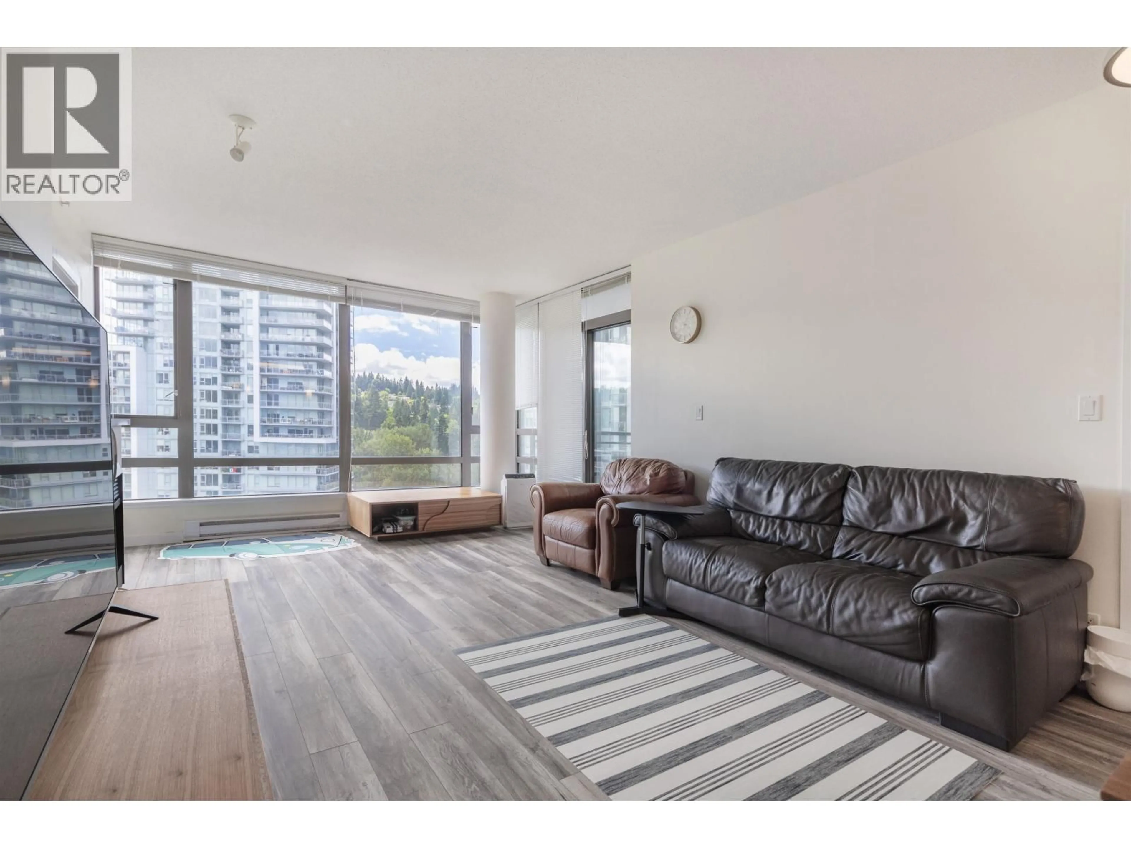 Living room with furniture, unknown for 1503 - 400 CAPILANO ROAD, Port Moody British Columbia V3H0E1