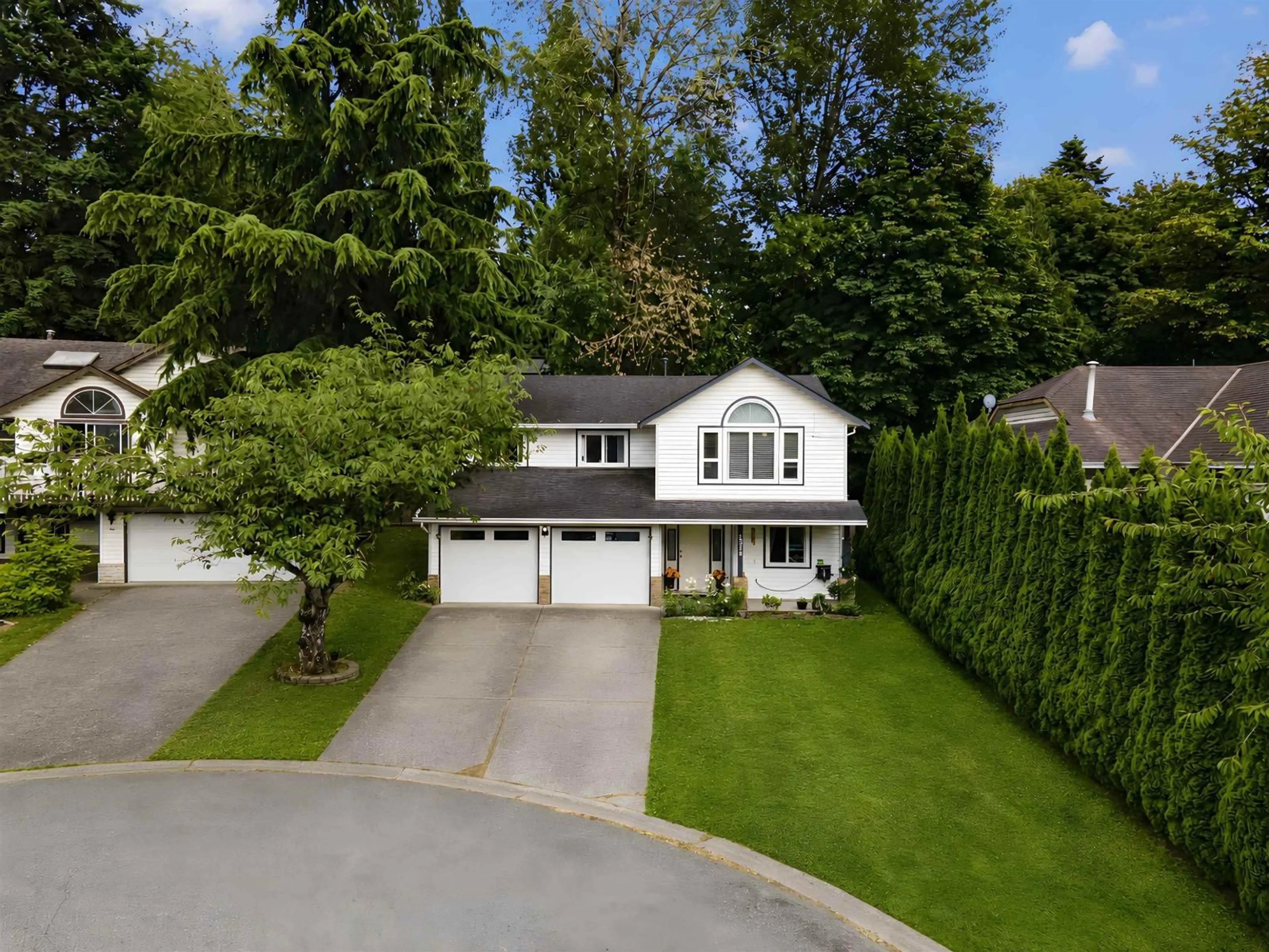 A pic from outside/outdoor area/front of a property/back of a property/a pic from drone, street for 10258 SHEAVES COURT, Delta British Columbia V4C8C9