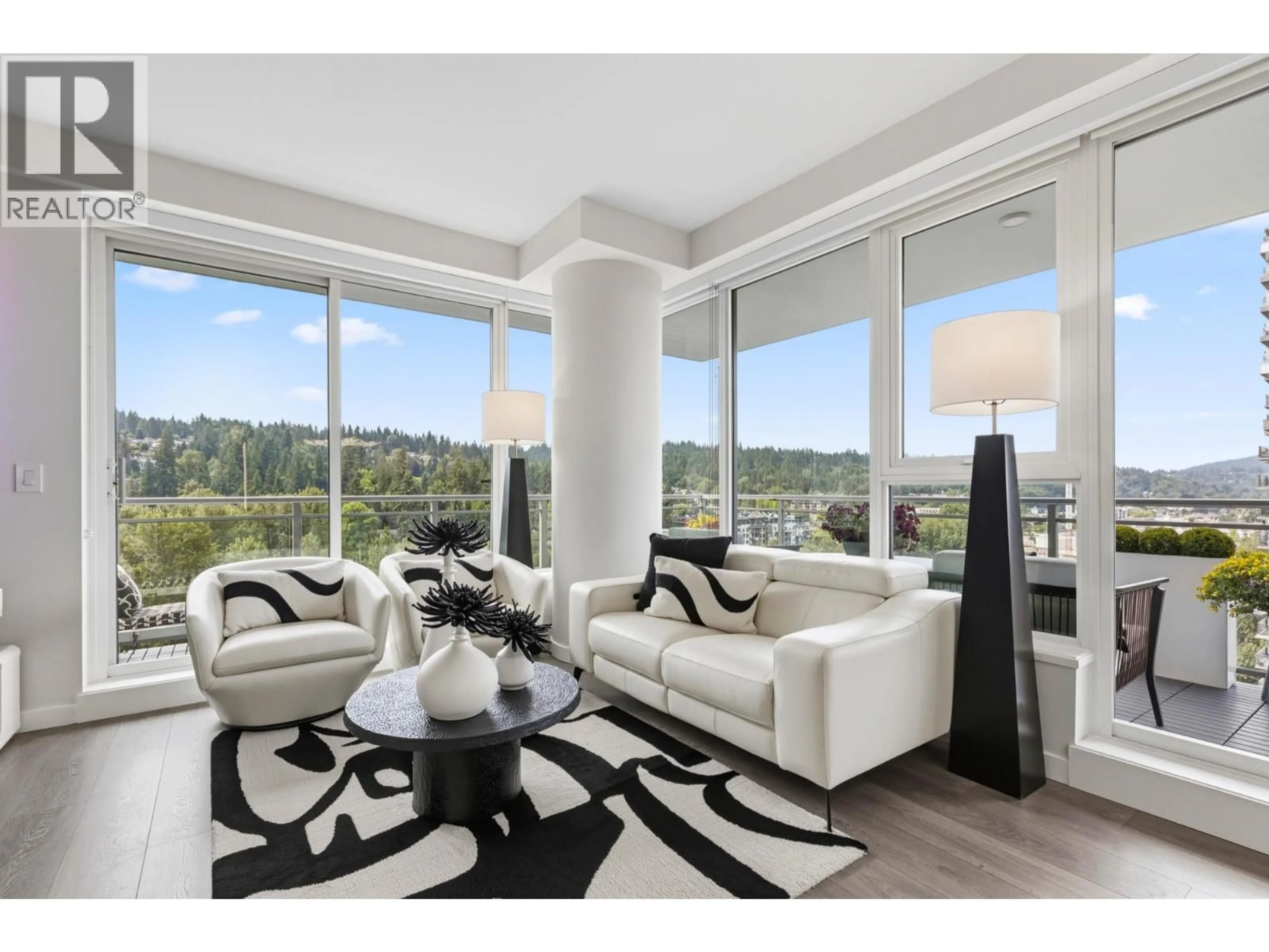 Living room with furniture, unknown for 1607 - 305 MORRISSEY ROAD, Port Moody British Columbia V3H0M3