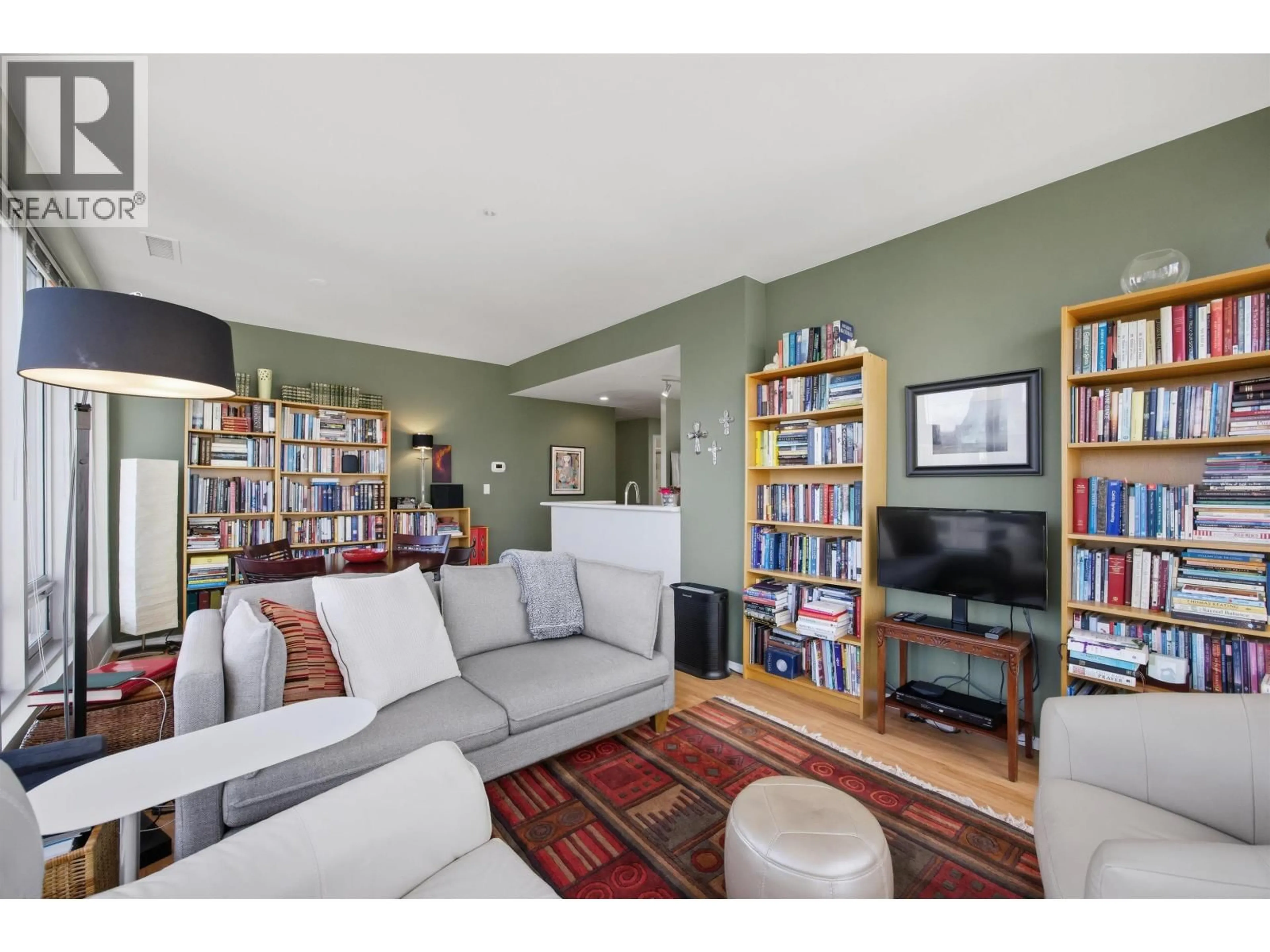 Living room with furniture, unknown for 1607 - 989 NELSON STREET, Vancouver British Columbia V6Z2S1