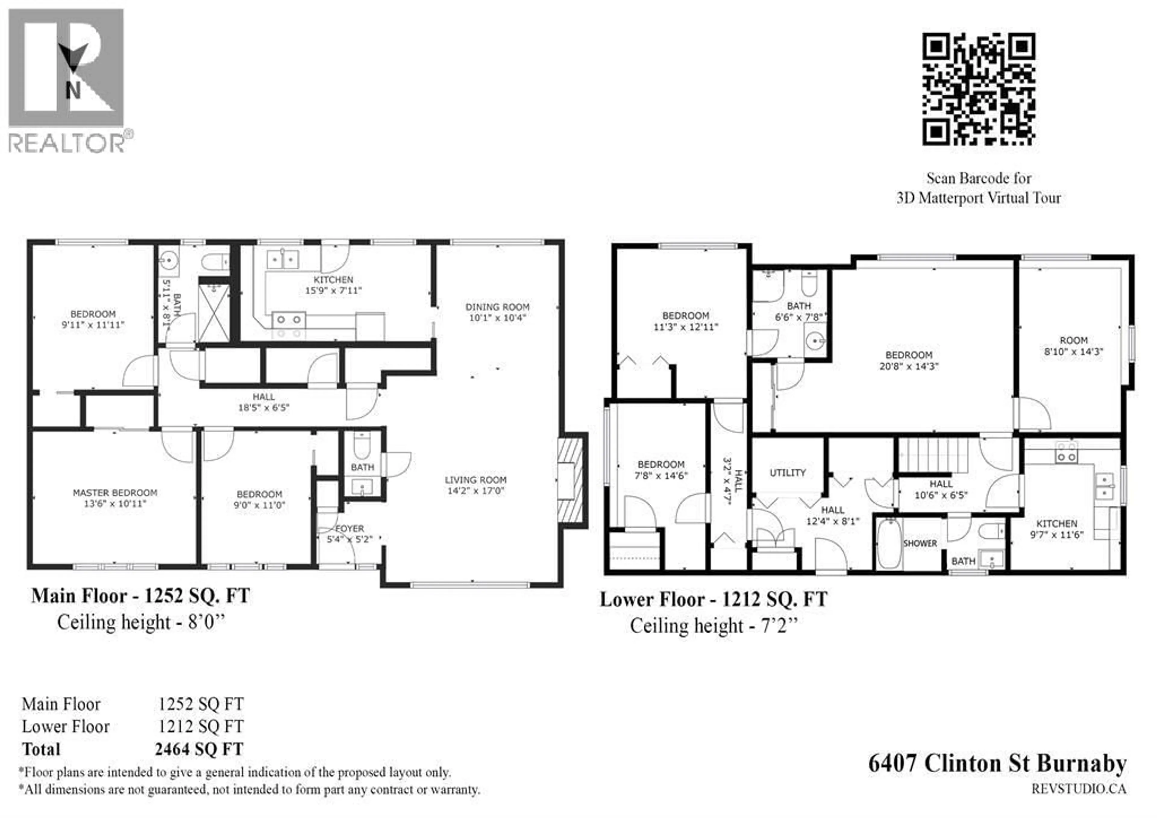 Floor plan for 6407 CLINTON STREET, Burnaby British Columbia V5E1A3