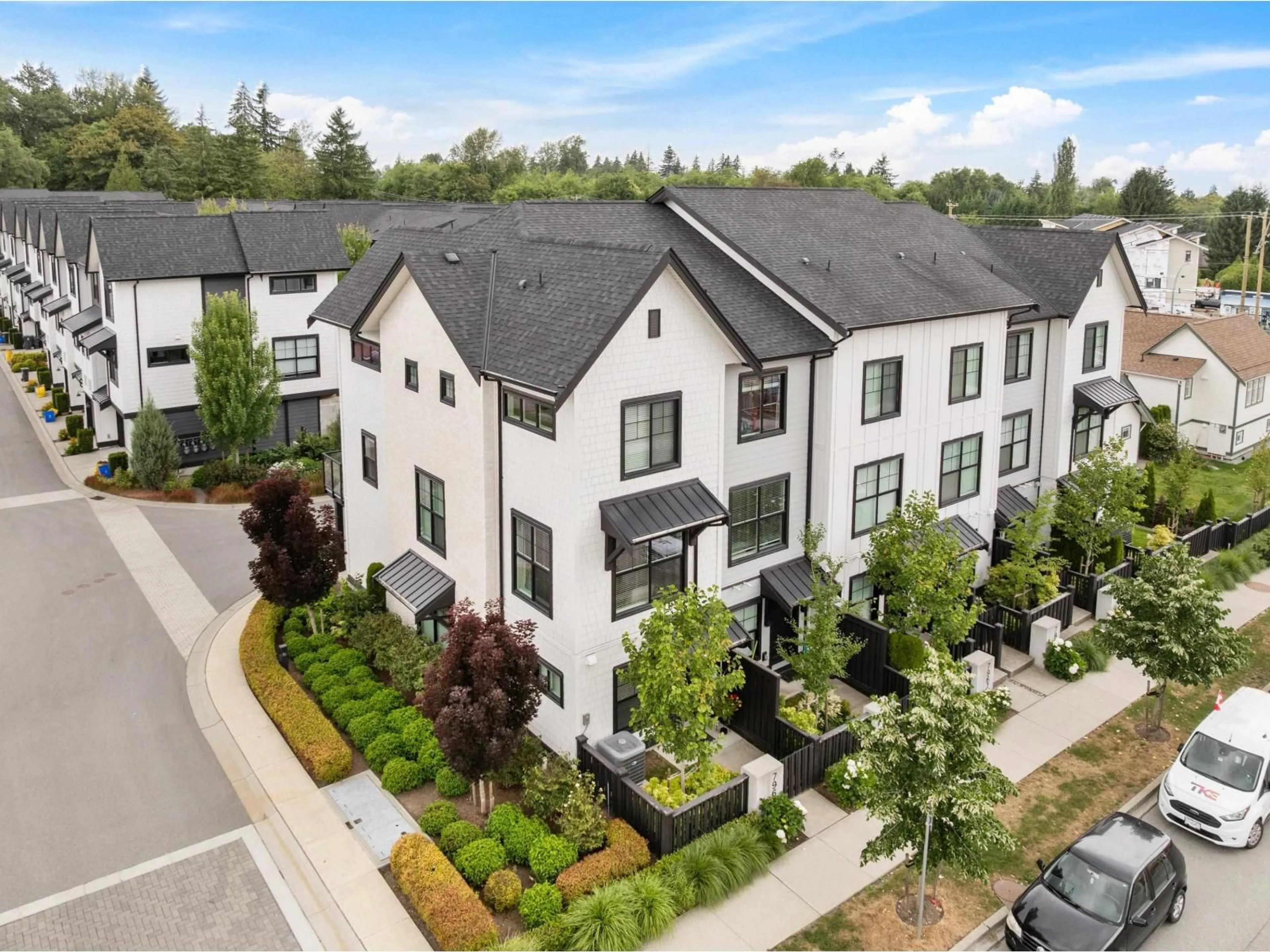 A pic from outside/outdoor area/front of a property/back of a property/a pic from drone, unknown for 1 - 7967 197 STREET, Langley British Columbia V2Y3P1