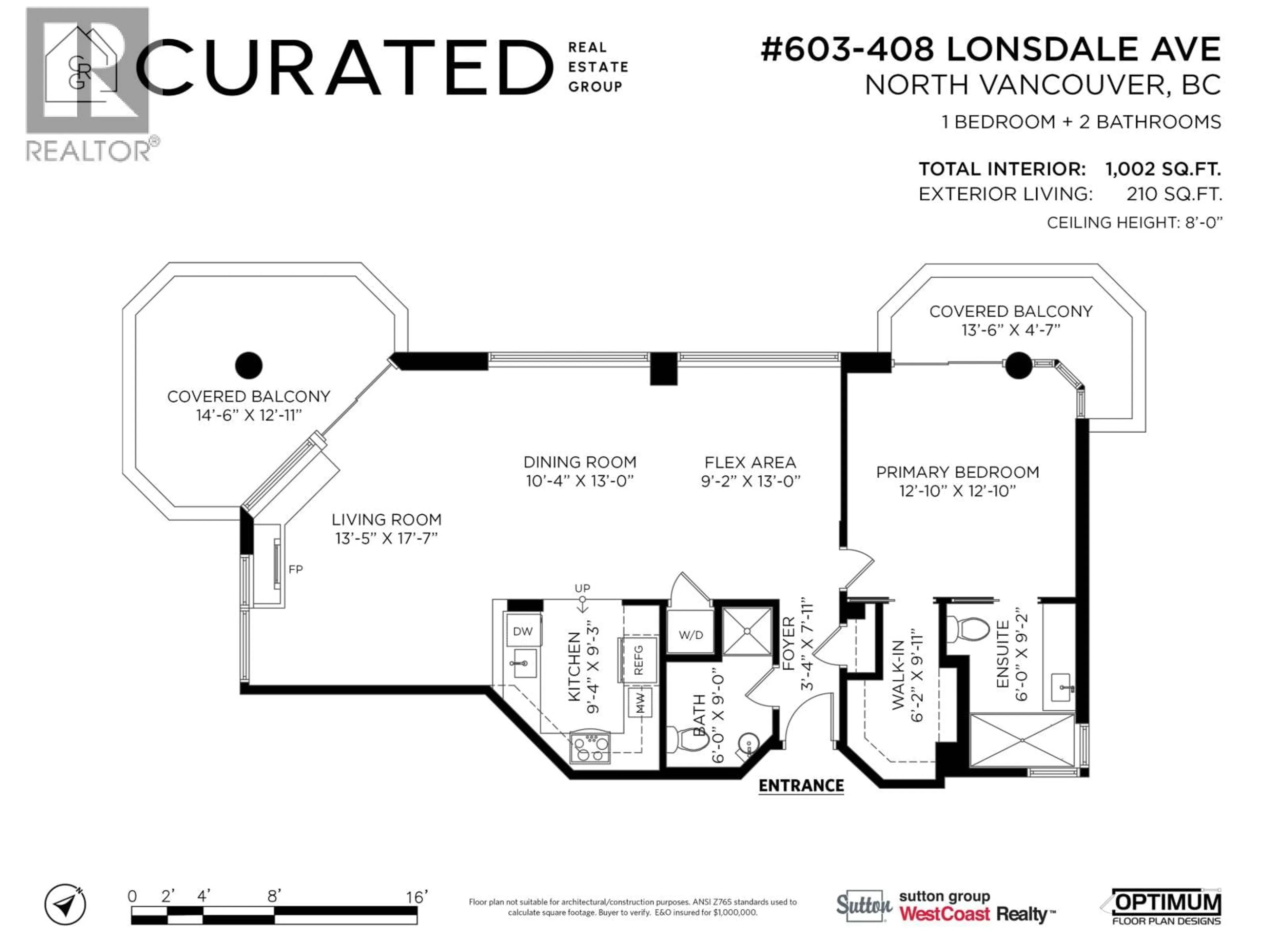 Floor plan for 603 - 408 LONSDALE AVENUE, North Vancouver British Columbia V7M2G5