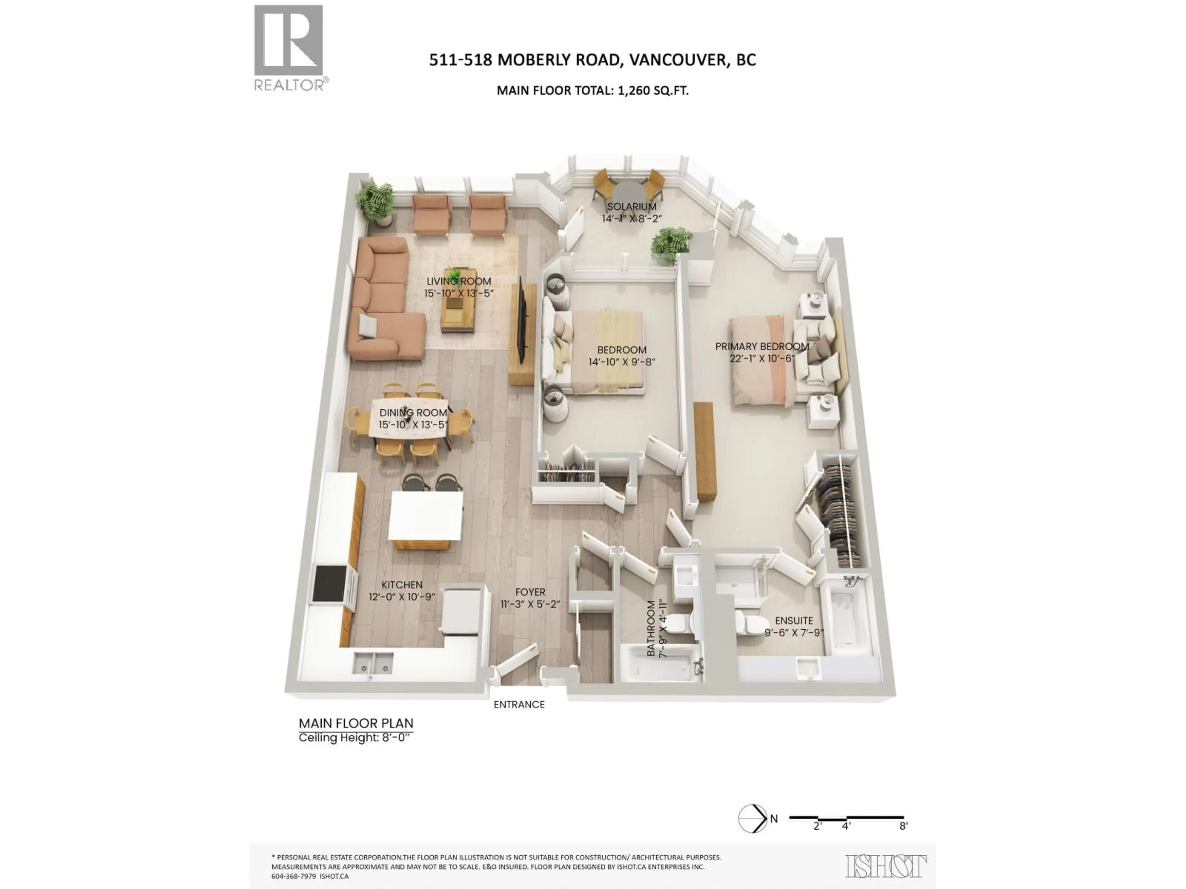 Floor plan for 511 - 518 MOBERLY ROAD, Vancouver British Columbia V5Z4G3