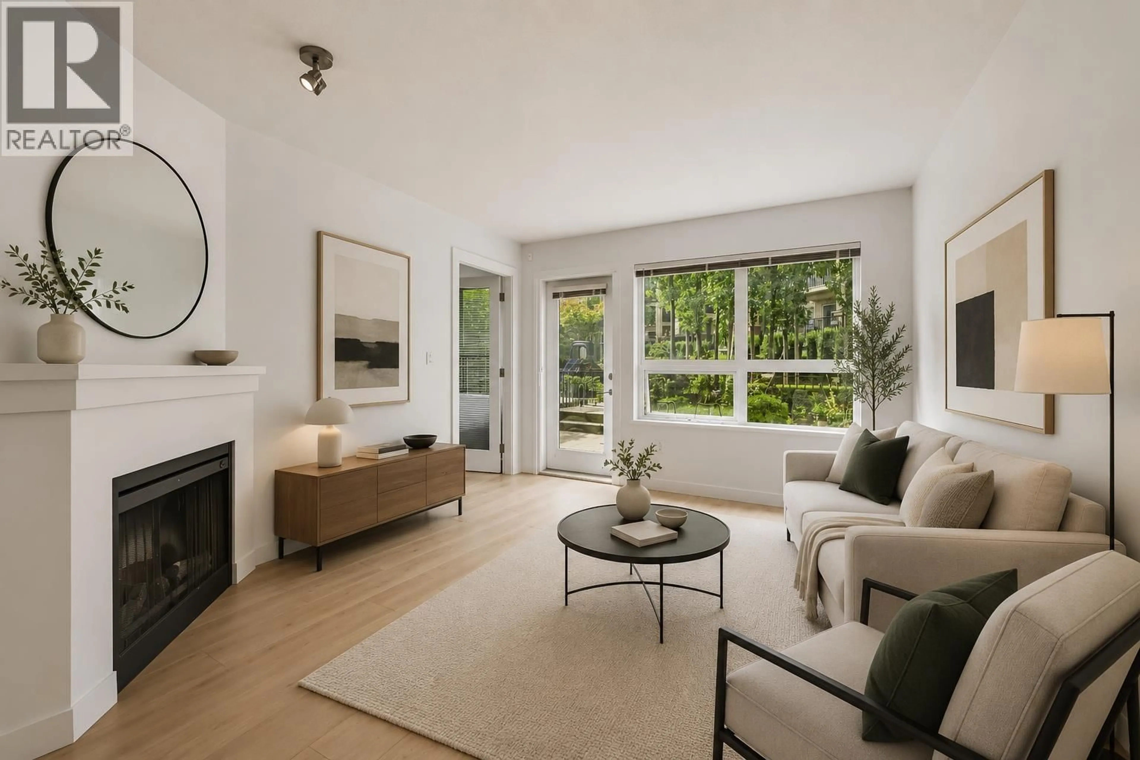 Living room with furniture, unknown for 118 - 6800 ECKERSLEY ROAD, Richmond British Columbia V6Y0E7