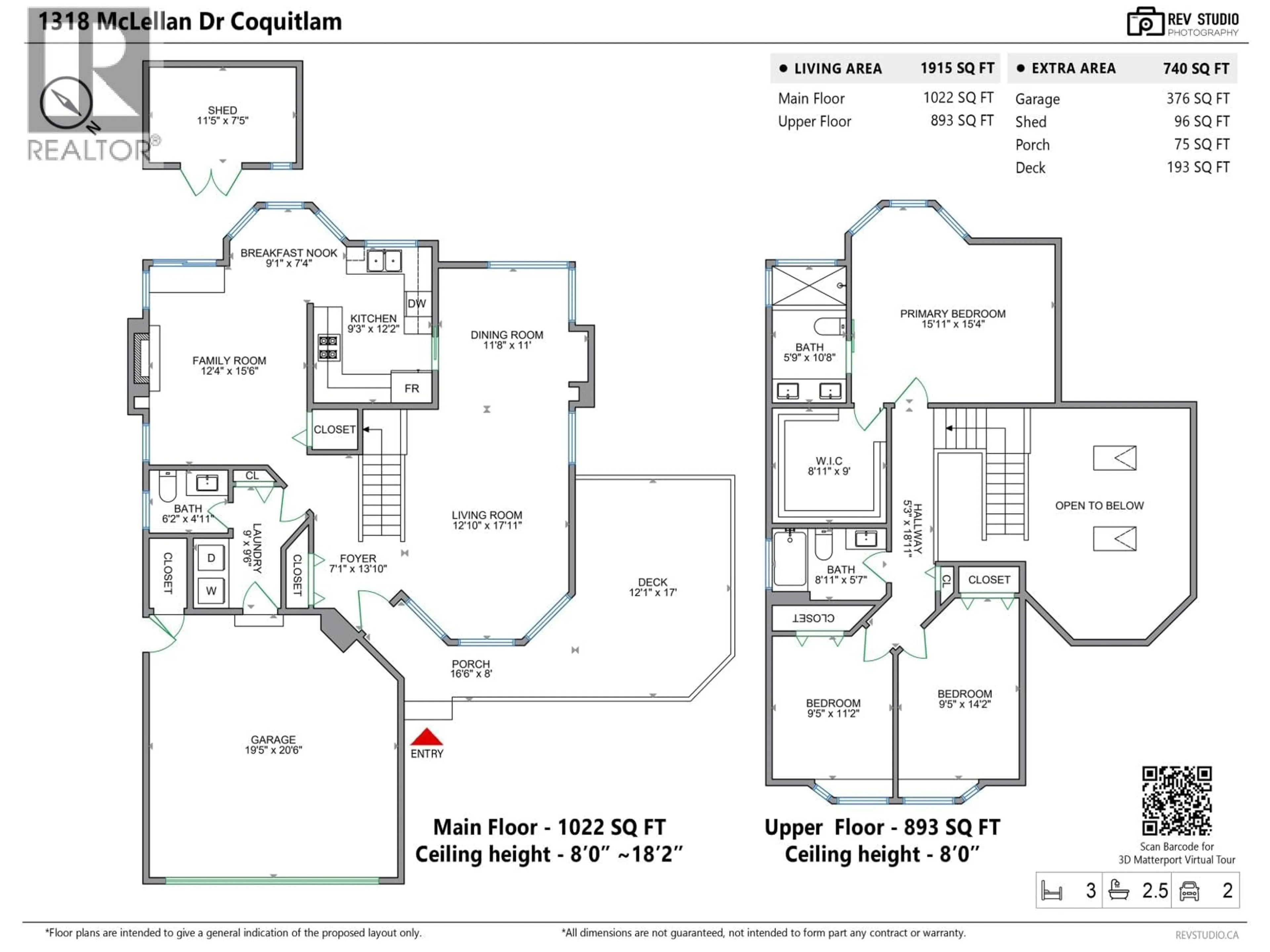 Floor plan for 1318 MCLELLAN DRIVE, Coquitlam British Columbia V3E2K3