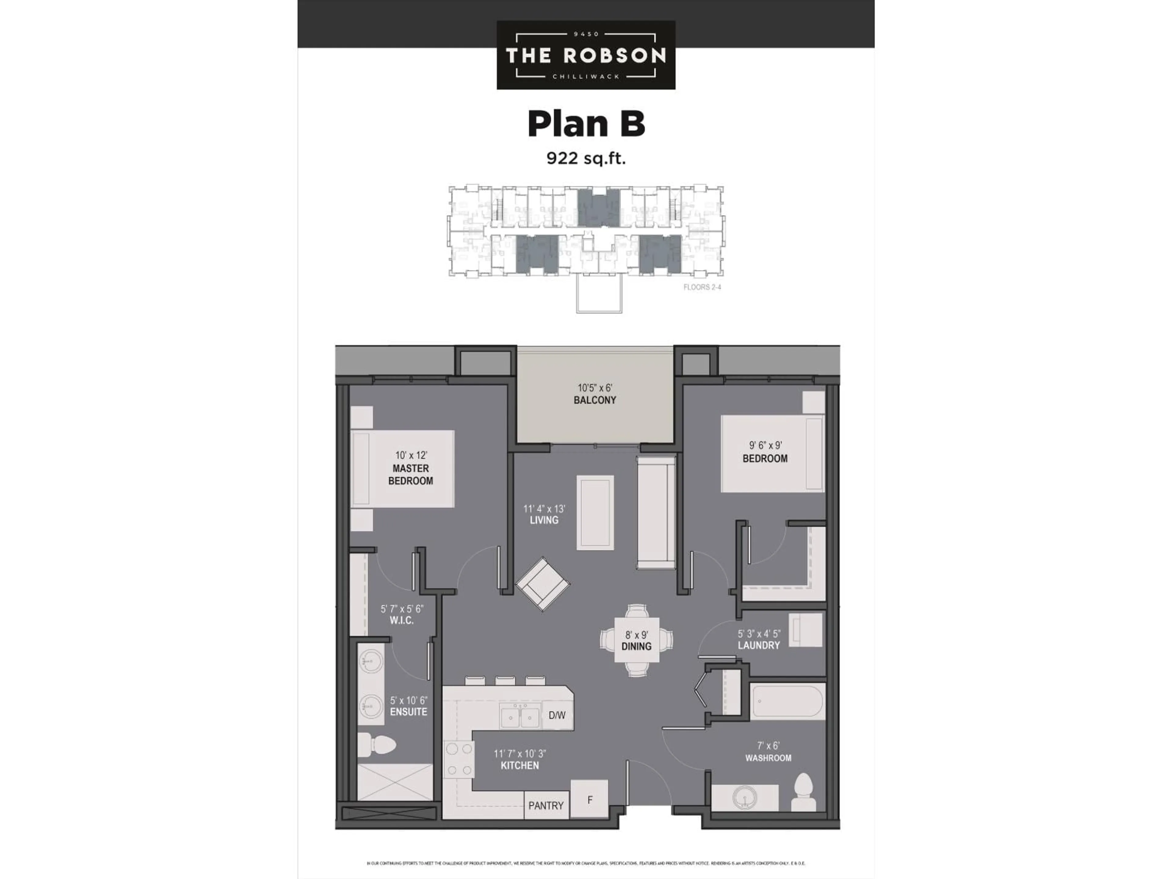 Floor plan for 209 - 9450 ROBSON STREET, Chilliwack British Columbia V2P4E4