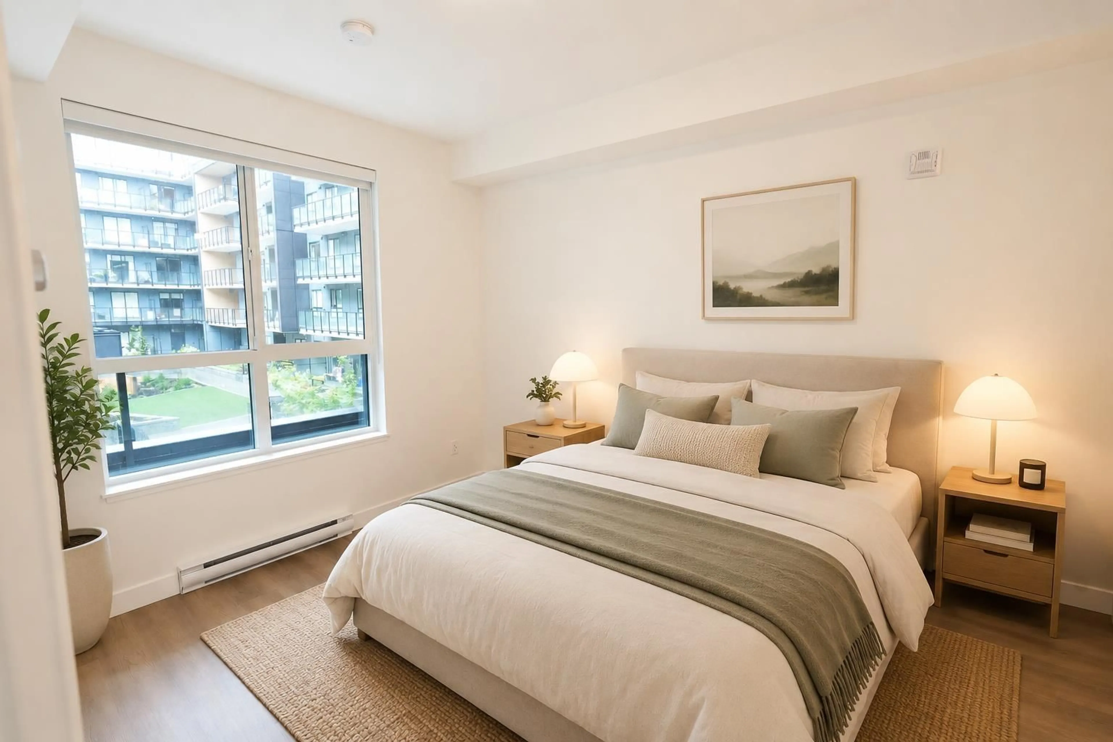 Bedroom with bed, unknown for 203 - 7728 119A STREET, Delta British Columbia V4C0E8