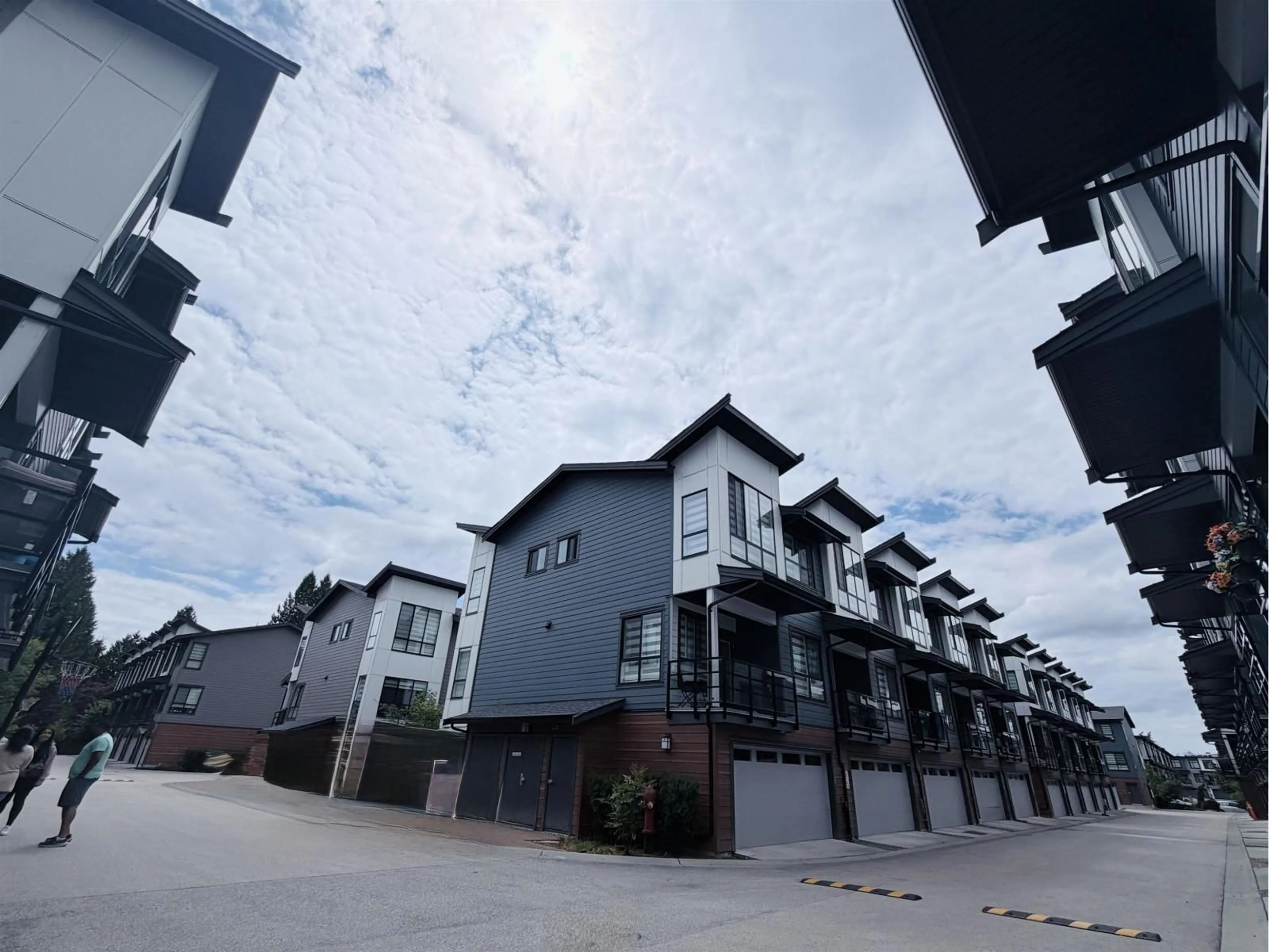A pic from outside/outdoor area/front of a property/back of a property/a pic from drone, street for 13 - 7177 194A STREET, Surrey British Columbia V4N6V6