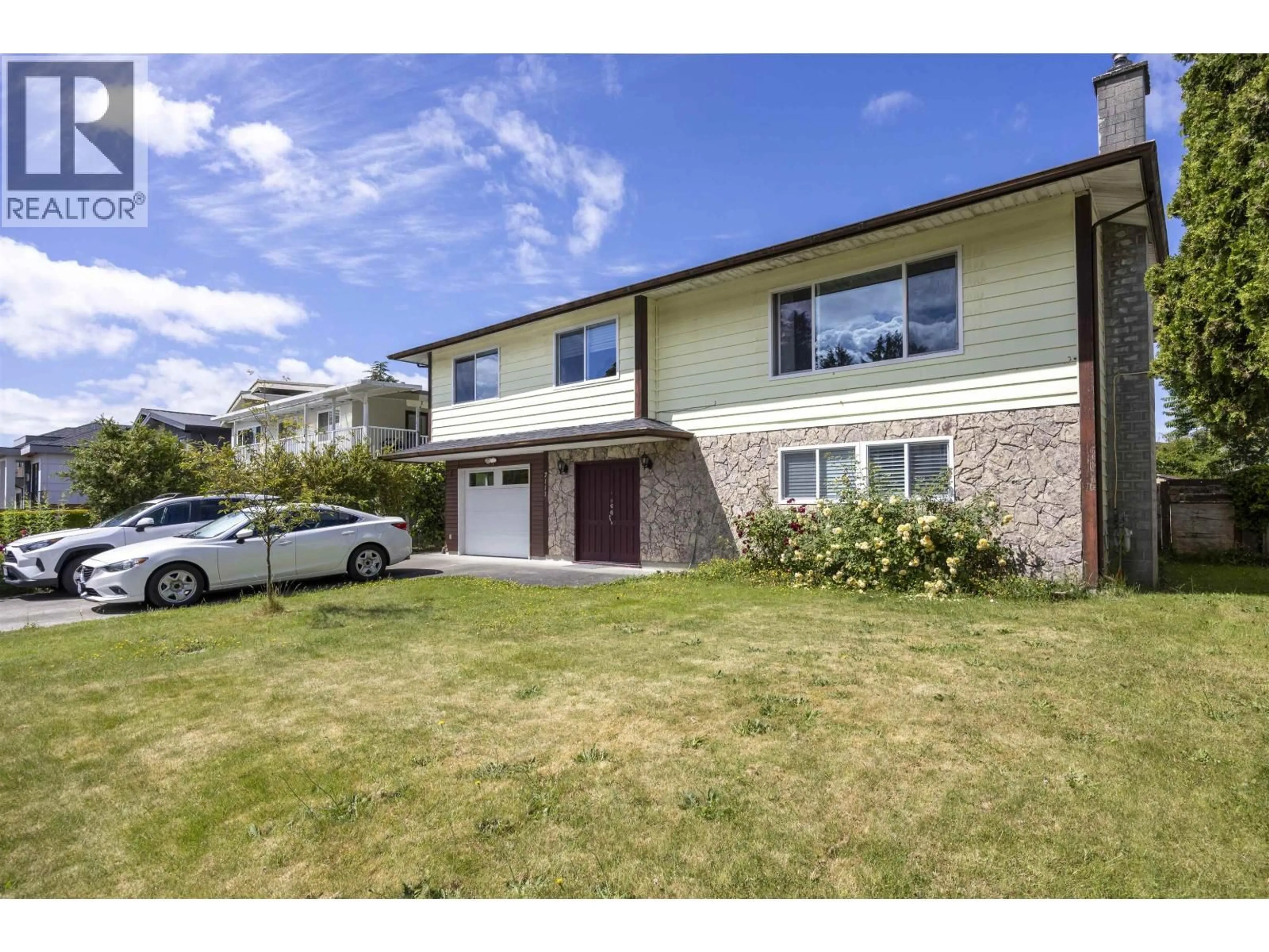 A pic from outside/outdoor area/front of a property/back of a property/a pic from drone, street for 7111 CAVELIER COURT, Richmond British Columbia V7C4J7
