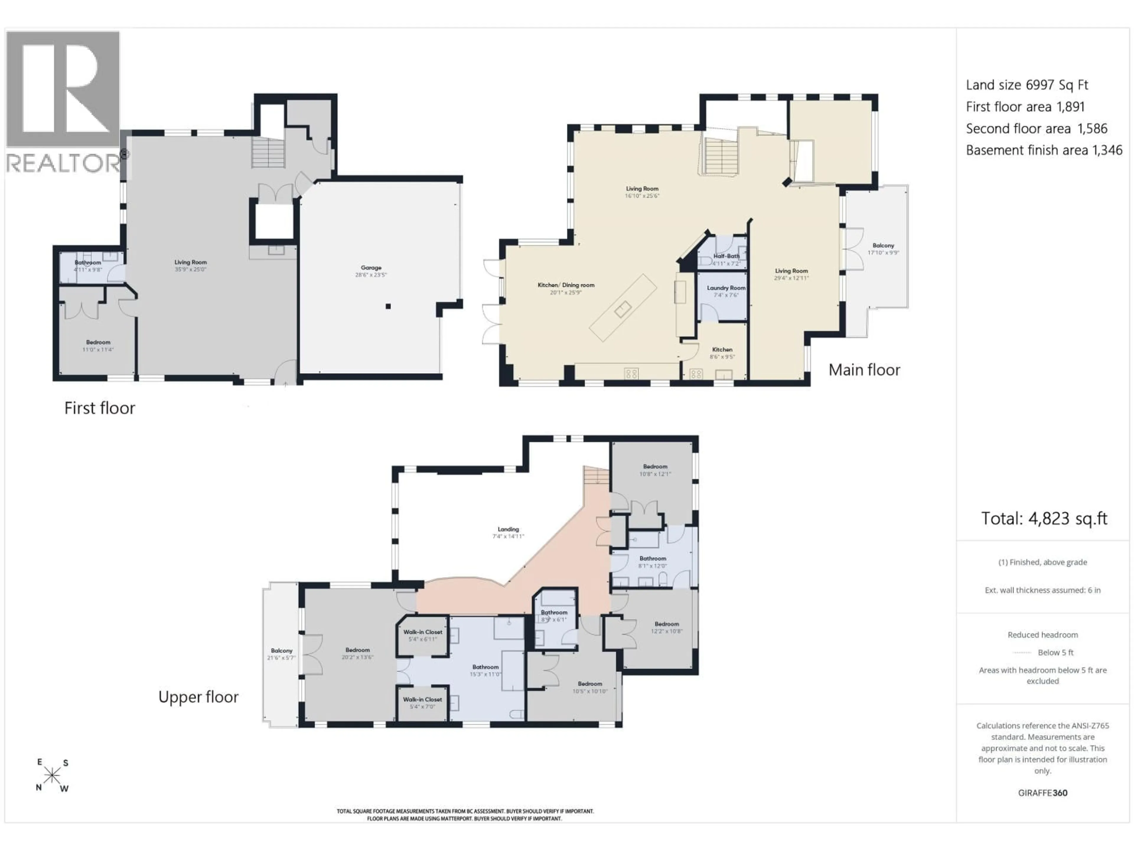 Floor plan for 3545 HIGHLAND DRIVE, Coquitlam British Columbia V3E0K2