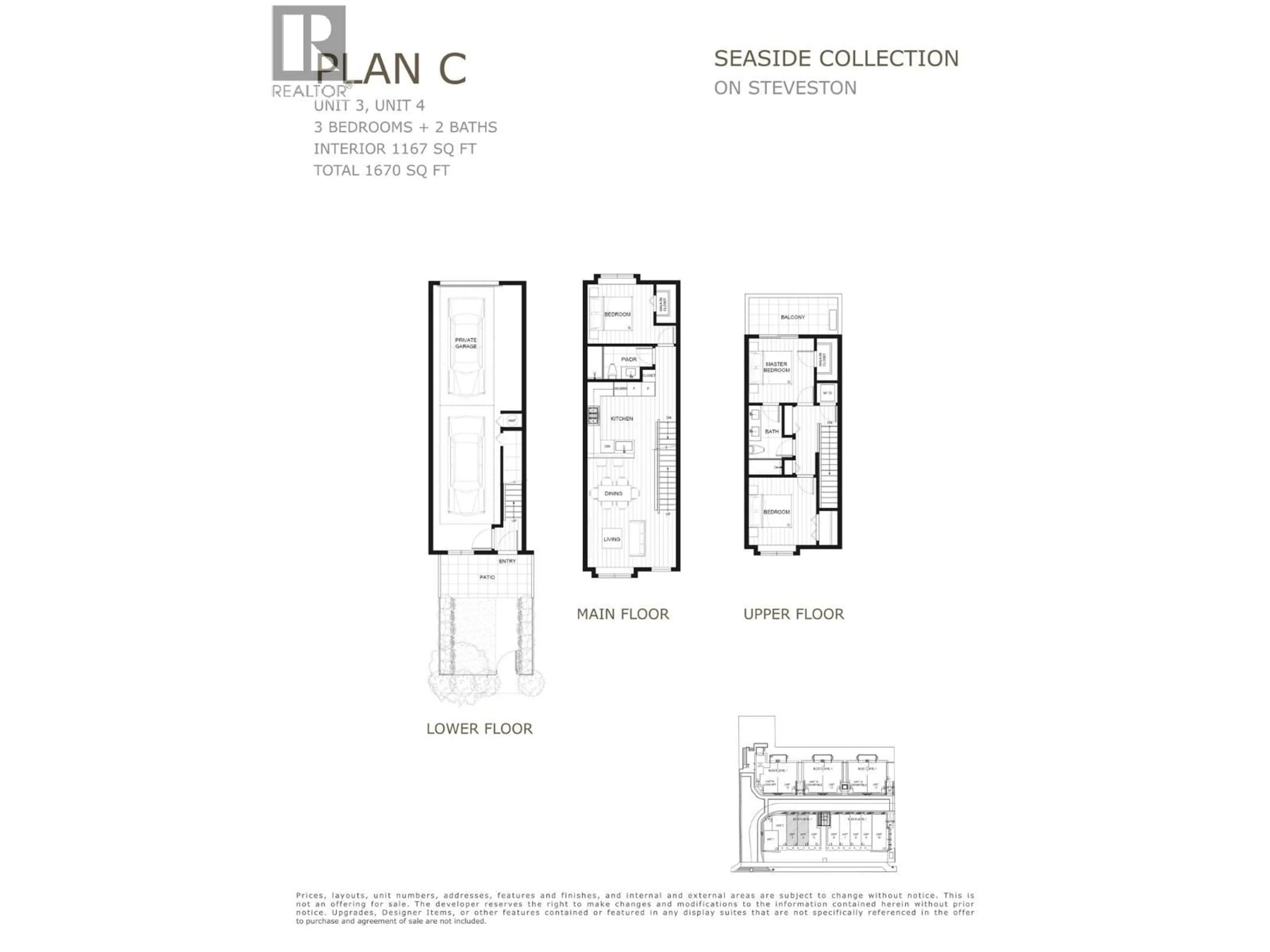 Floor plan for 4 - 4611 STEVESTON HIGHWAY, Richmond British Columbia V7E2K4