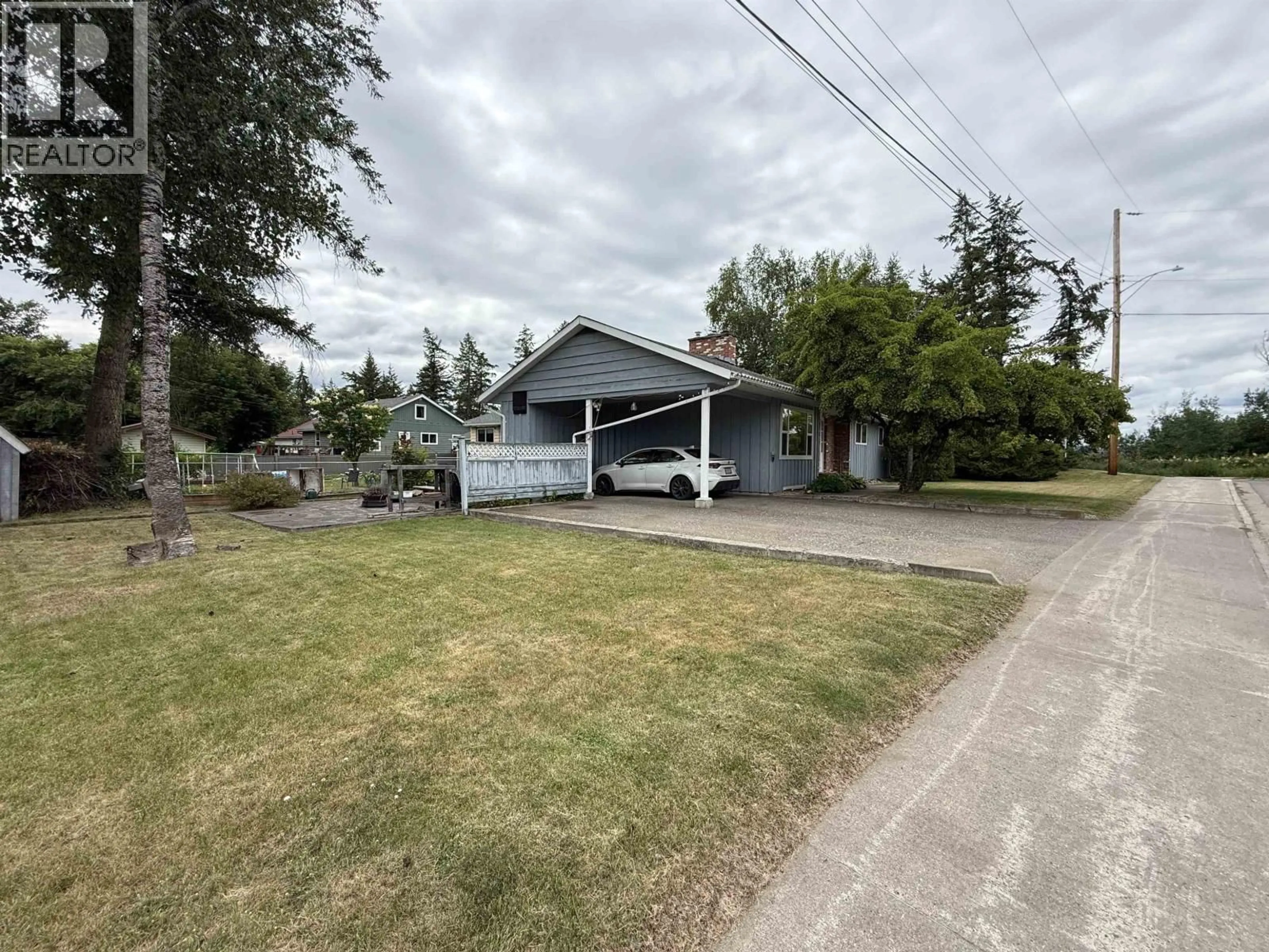 A pic from outside/outdoor area/front of a property/back of a property/a pic from drone, street for 121 SARGENT STREET, Quesnel British Columbia V2J3G1
