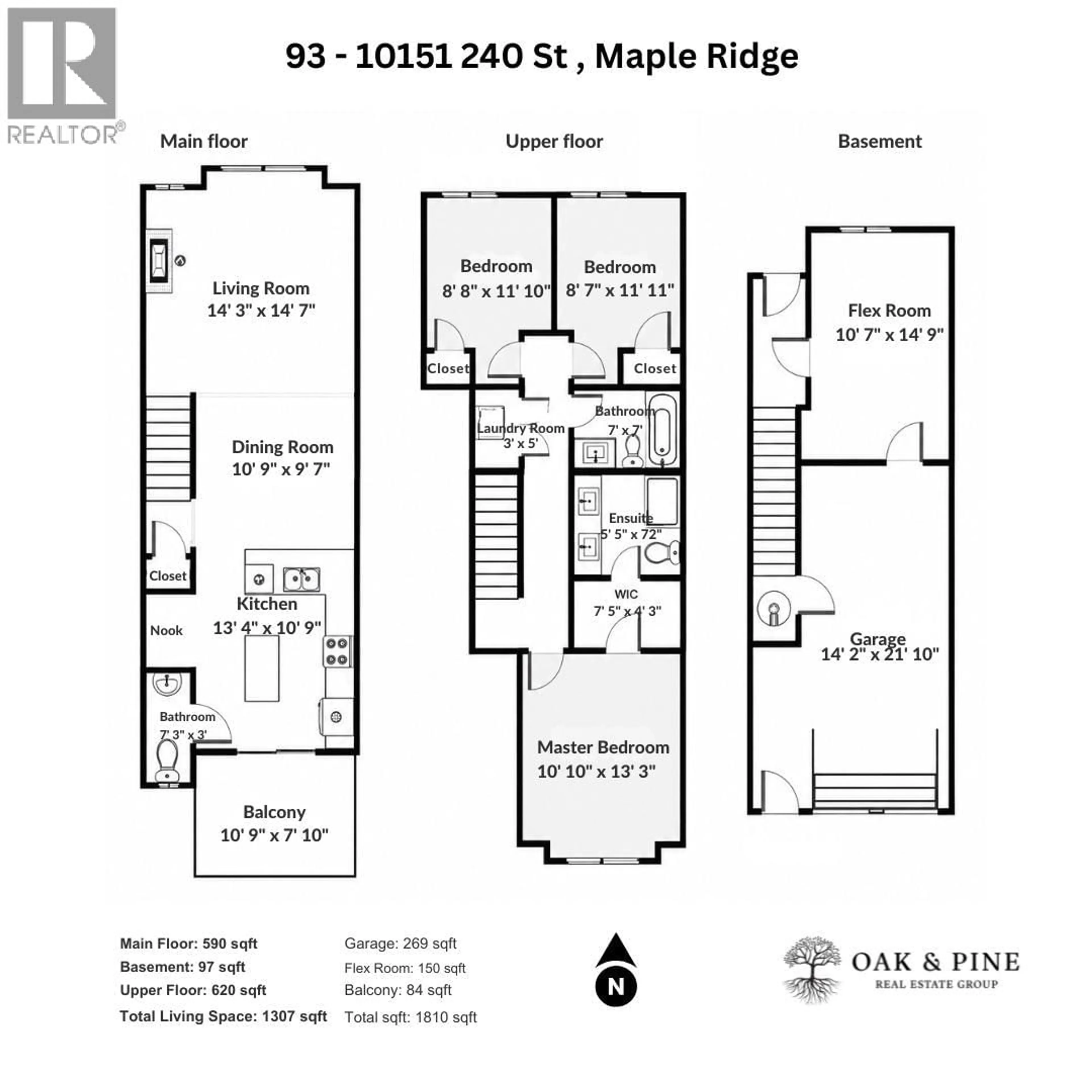 Floor plan for 93 - 10151 240 STREET, Maple Ridge British Columbia V2W0G9