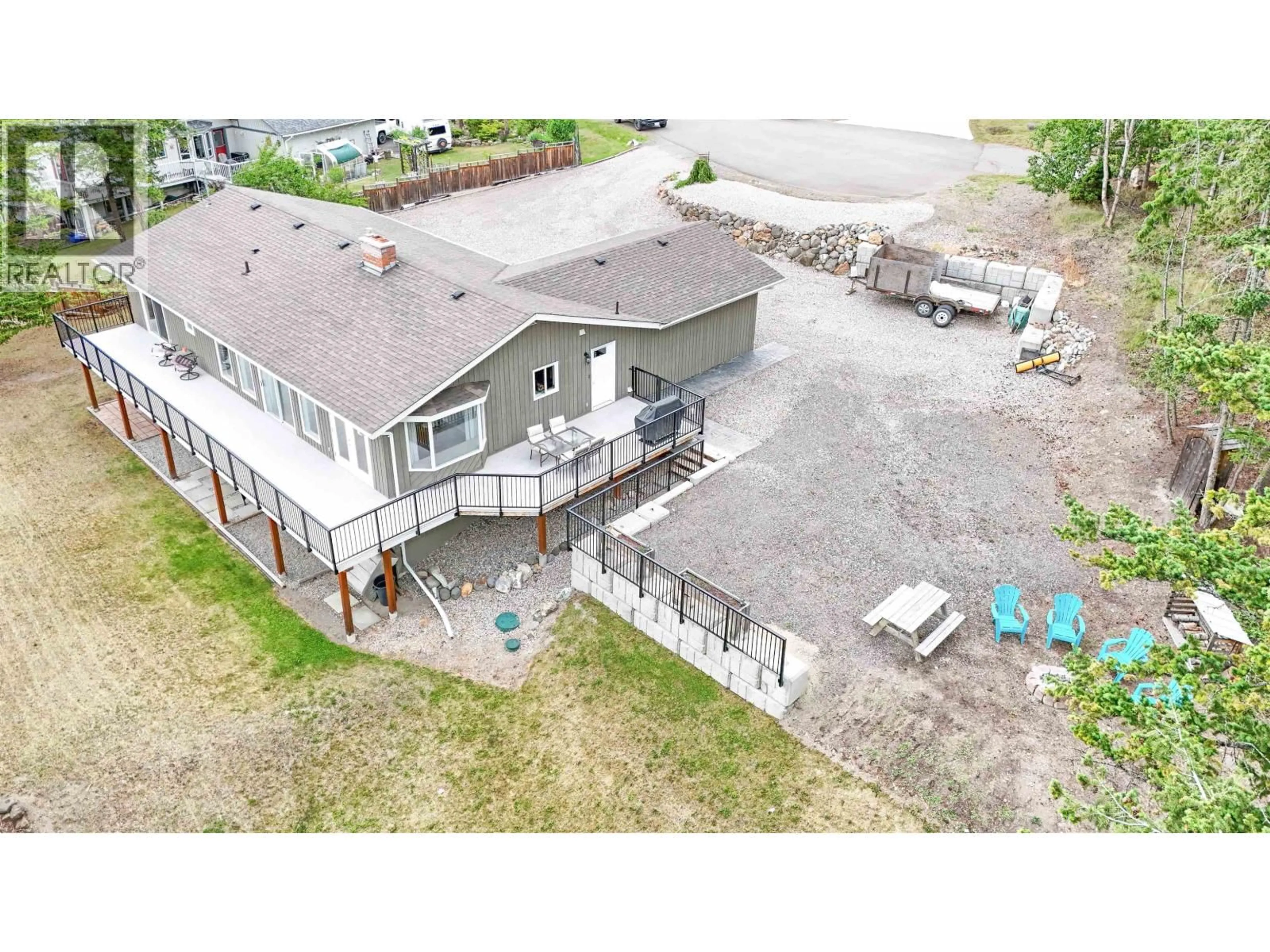 A pic from outside/outdoor area/front of a property/back of a property/a pic from drone, building for 2112 AQUA VIEW PLACE, Williams Lake British Columbia V2G5G2