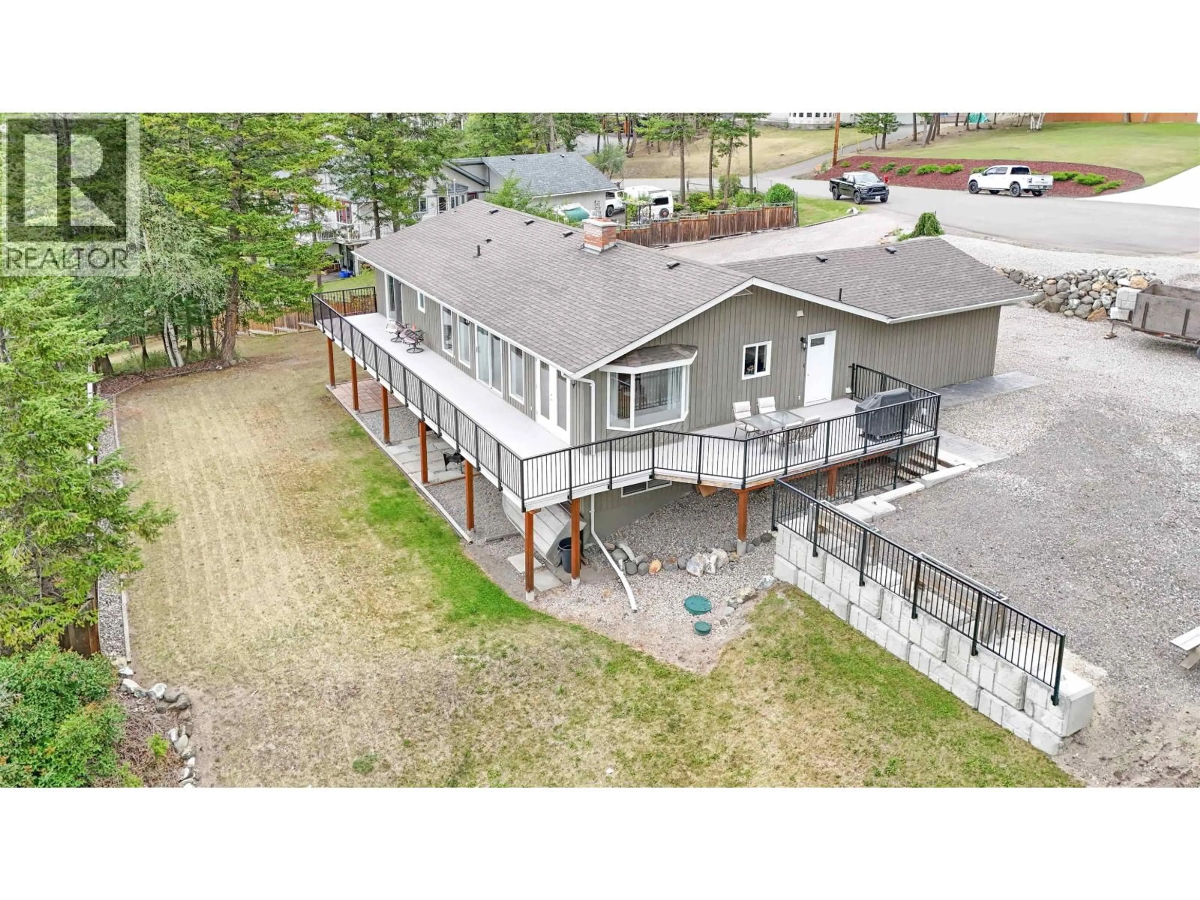 A pic from outside/outdoor area/front of a property/back of a property/a pic from drone, unknown for 2112 AQUA VIEW PLACE, Williams Lake British Columbia V2G5G2