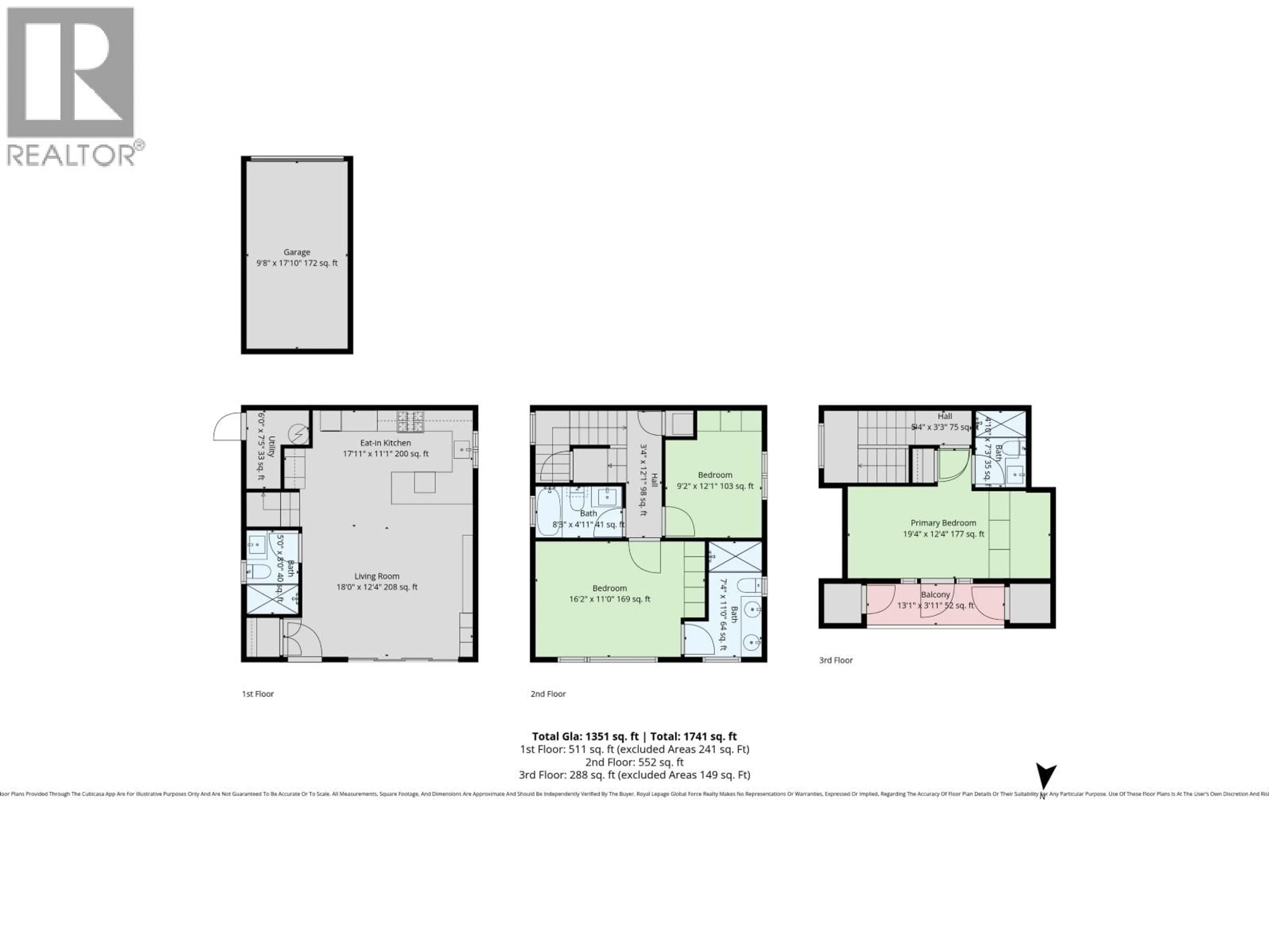Floor plan for 1 - 182 ONTARIO PLACE, Vancouver British Columbia V5W1S2