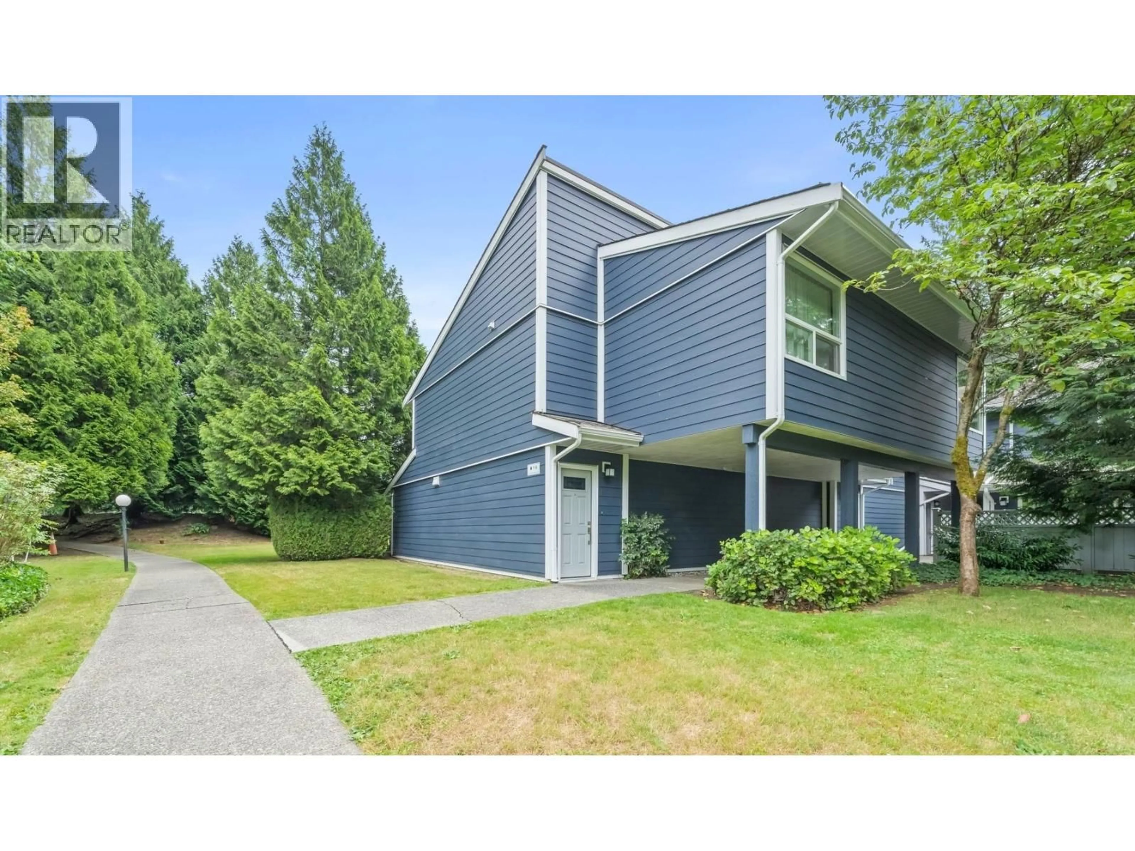 Home with vinyl exterior material, street for 2 - 9151 FOREST GROVE DRIVE, Burnaby British Columbia V5A3Z5