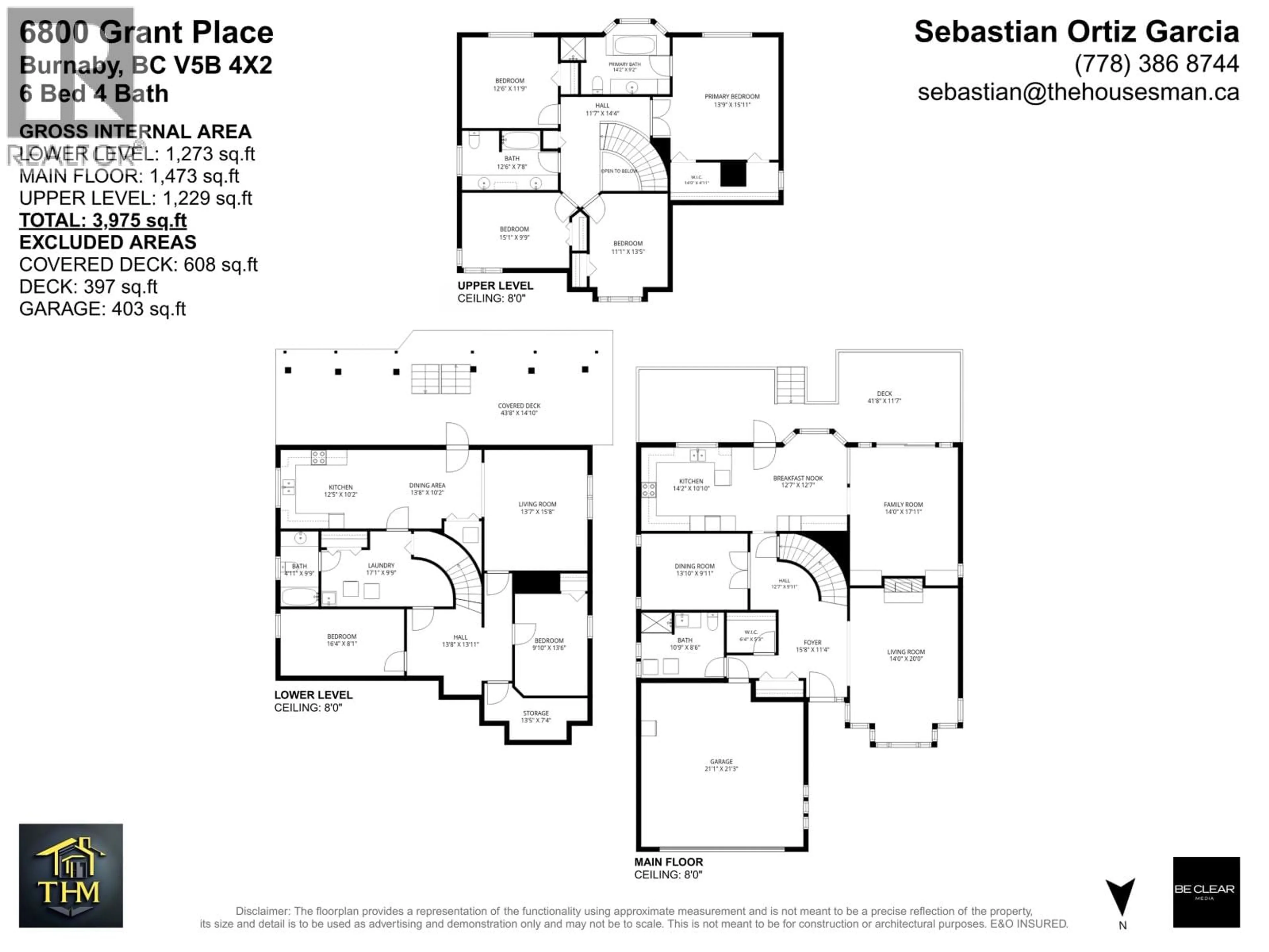 Floor plan for 6800 GRANT PLACE, Burnaby British Columbia V5B4X2