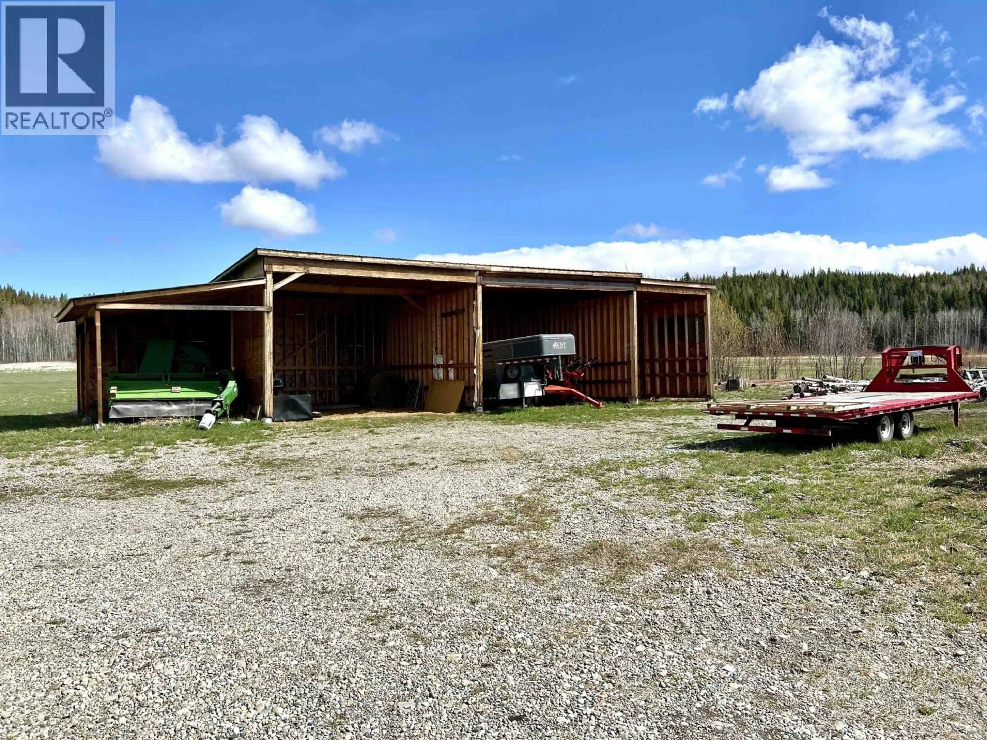 A pic from outside/outdoor area/front of a property/back of a property/a pic from drone, building for 15380 OLSON ROAD, Quesnel British Columbia V0K1S1