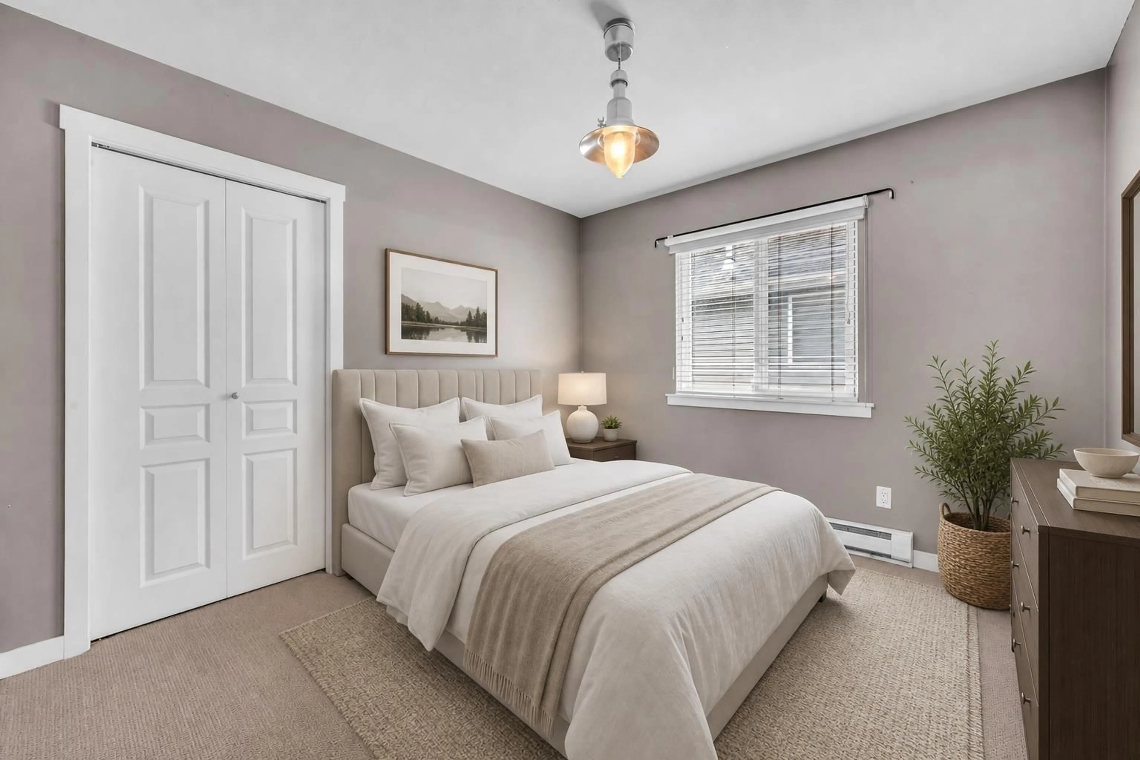 Bedroom with bed, carpet floor for 6779 186 STREET, Surrey British Columbia V3S1Z1