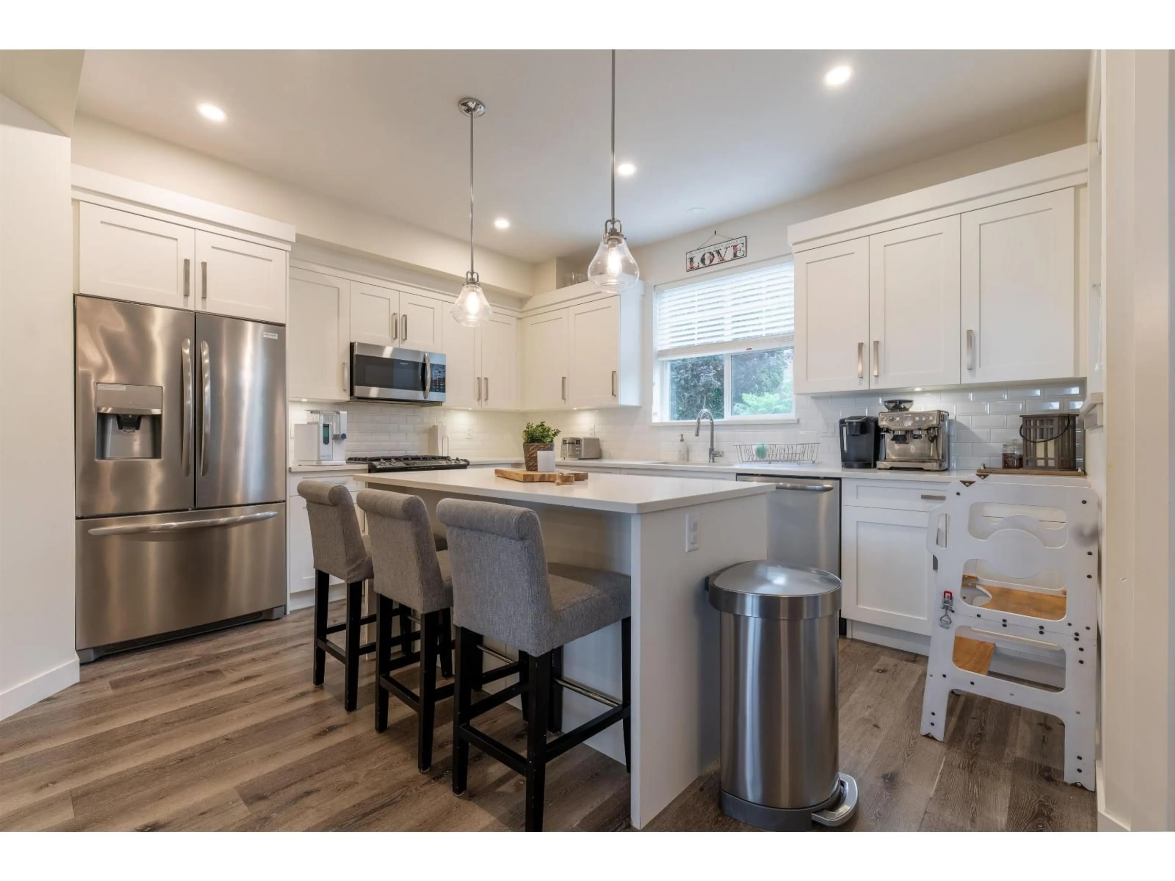 Open concept kitchen, wood/laminate floor for 2 - 7740 GRAND STREET, Mission British Columbia V2V3T3