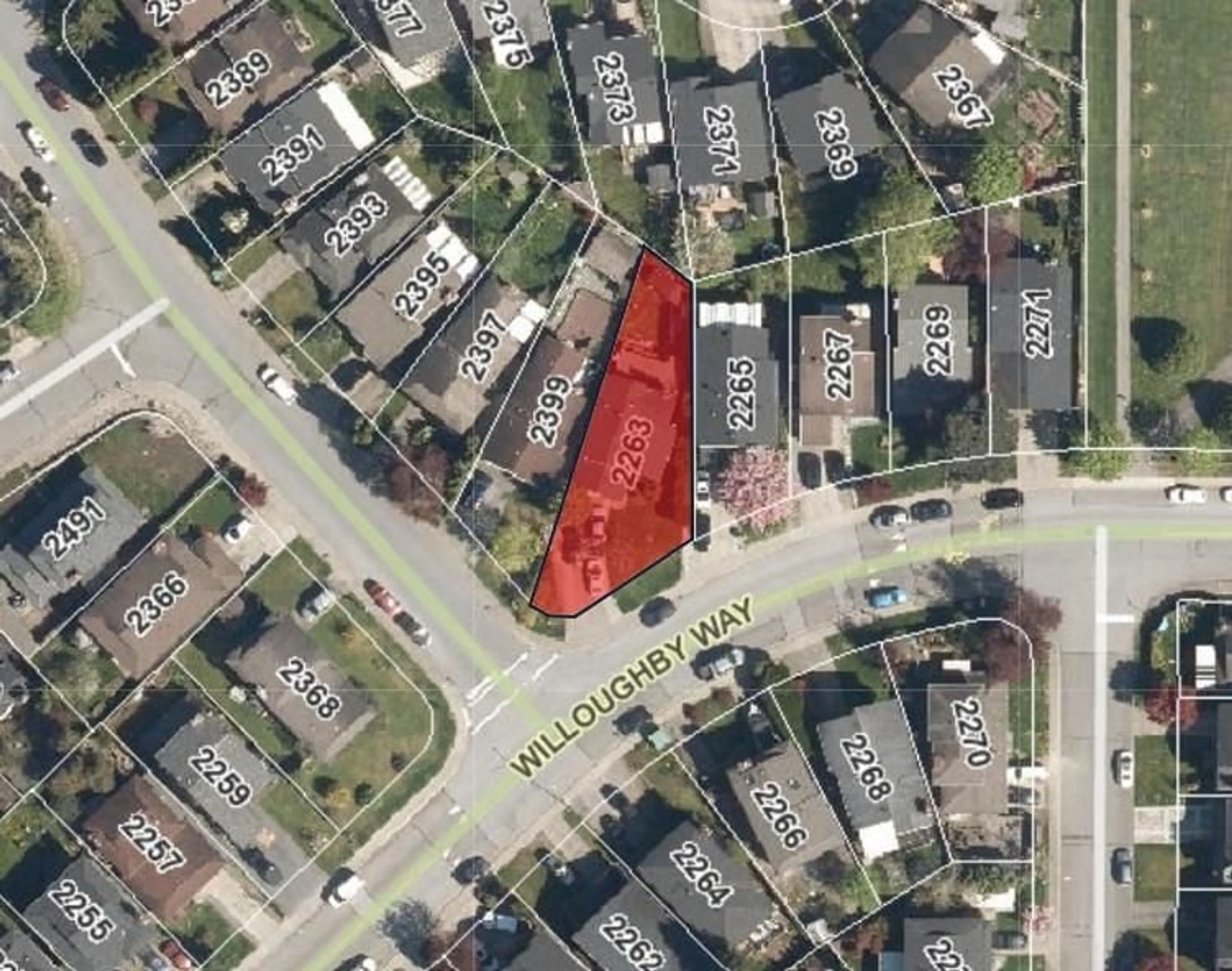 Picture of a map for 2263 WILLOUGHBY WAY, Langley British Columbia V2Y1B9