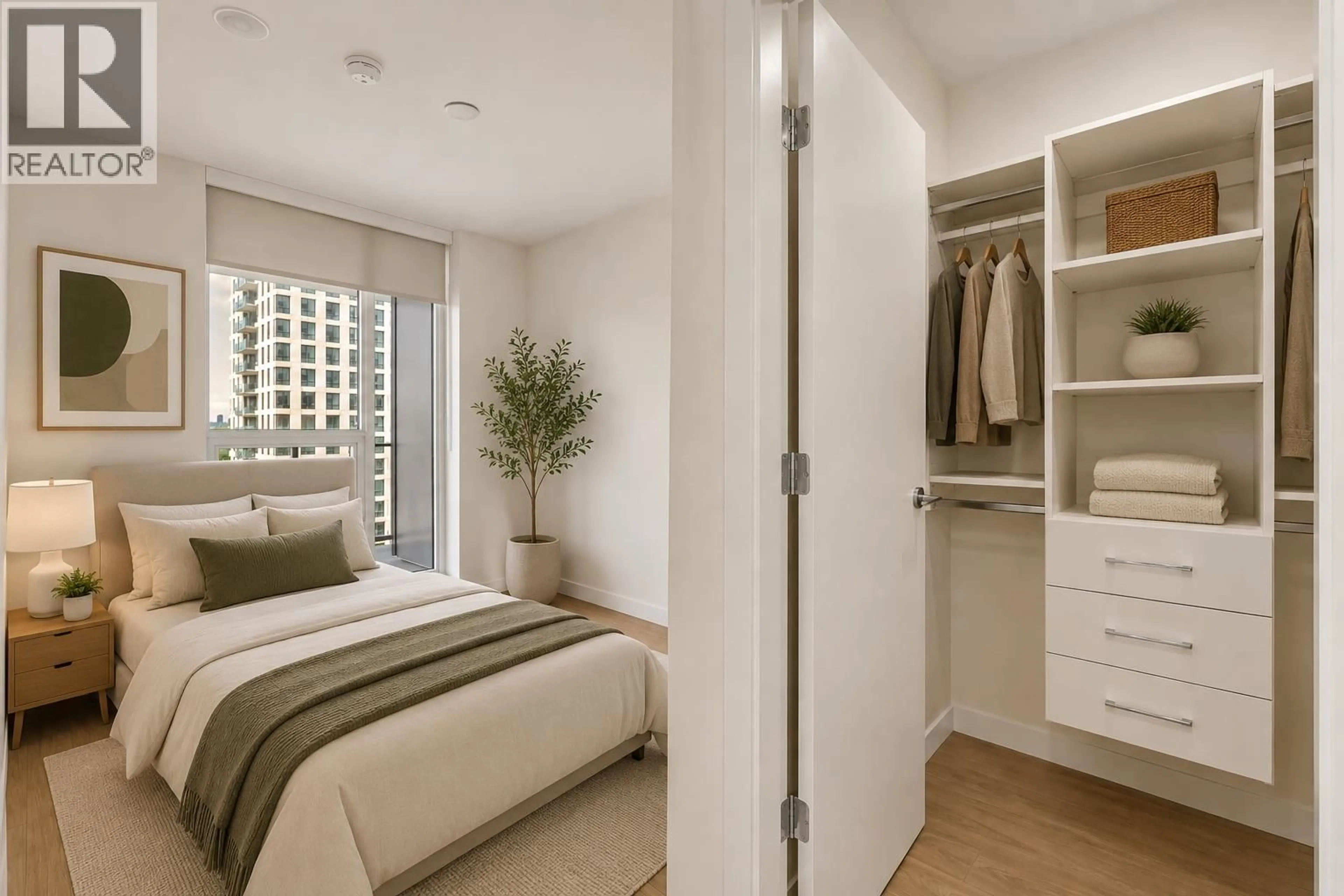 Bedroom with bed, unknown for 1006 - 2135 SPRINGER AVENUE, Burnaby British Columbia V5B3K4
