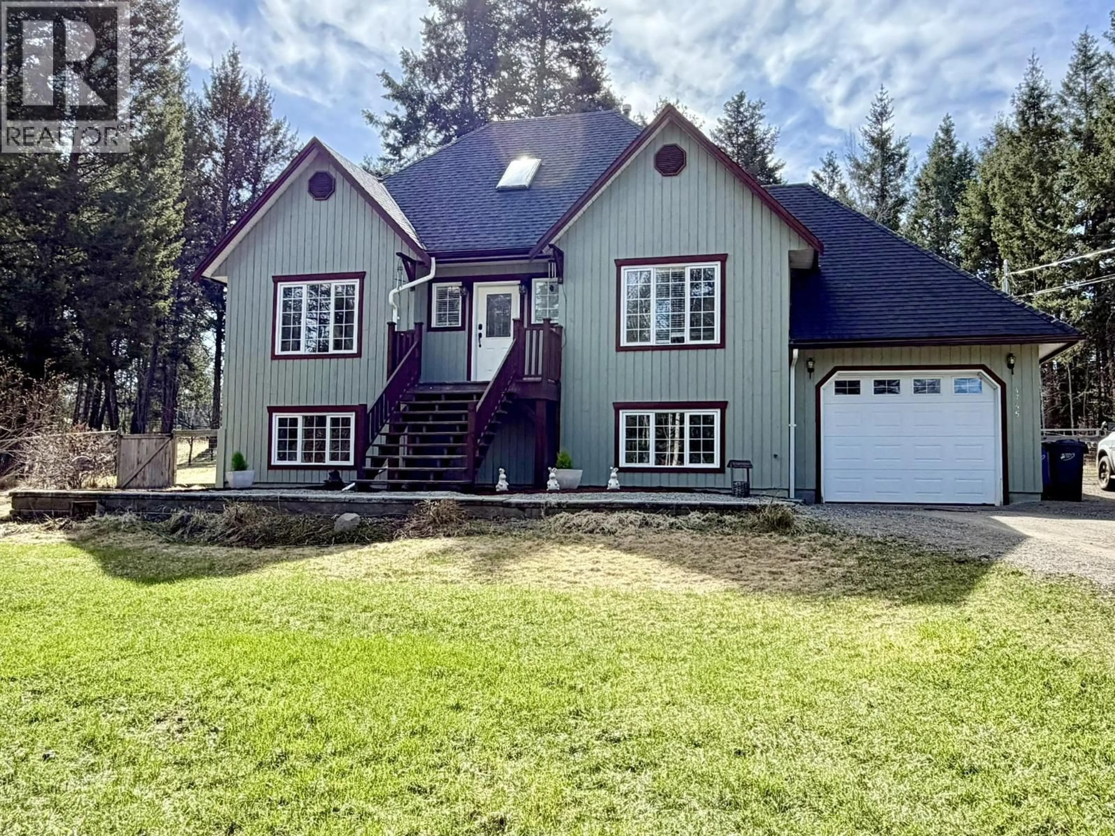 Home with vinyl exterior material, unknown for 4745 ANZEEON ROAD, 108 Mile Ranch British Columbia V0K2Z0
