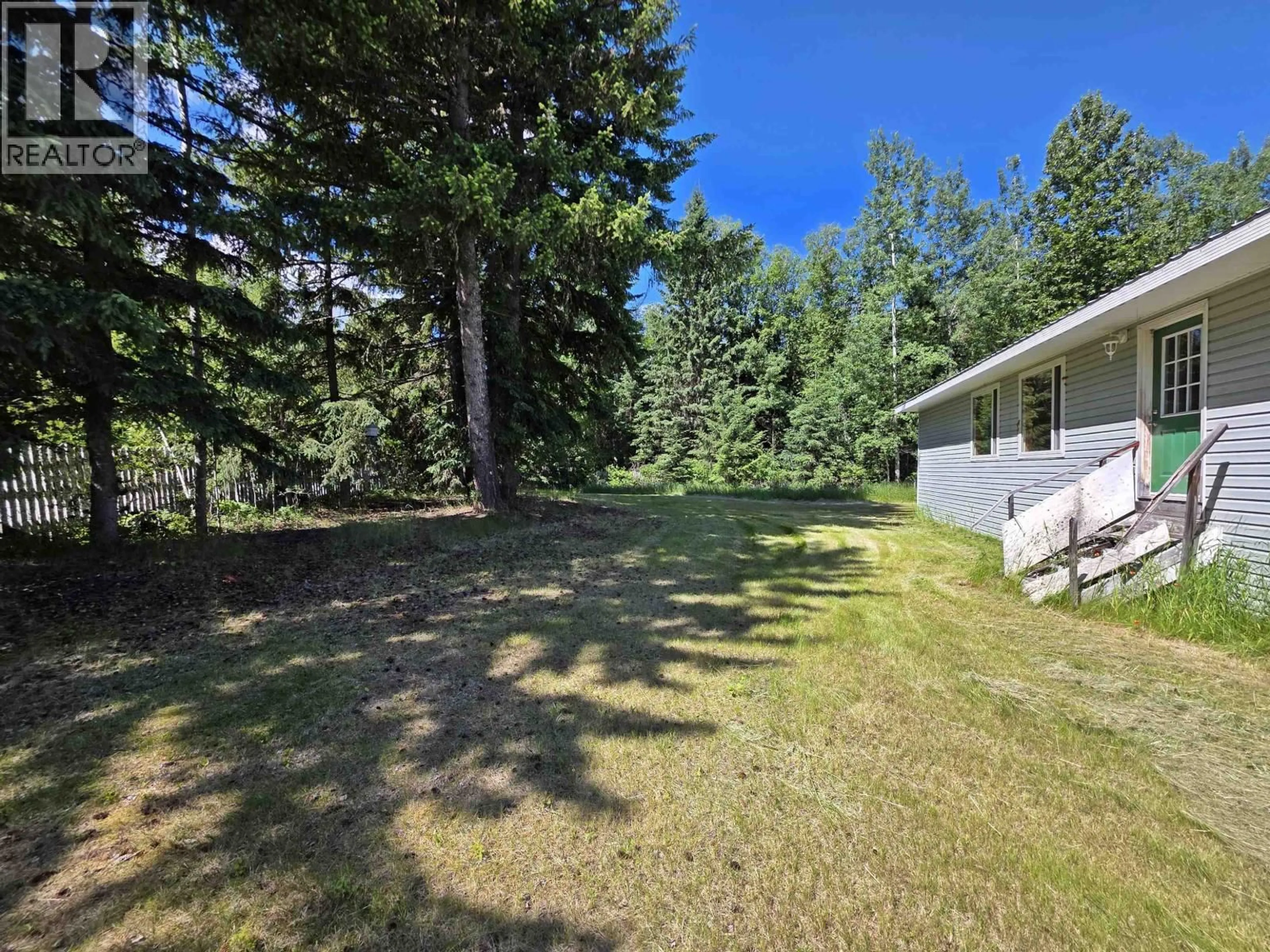 A pic from outside/outdoor area/front of a property/back of a property/a pic from drone, forest/trees view for 2962 STEBBE ROAD, Quesnel British Columbia V2J7E6