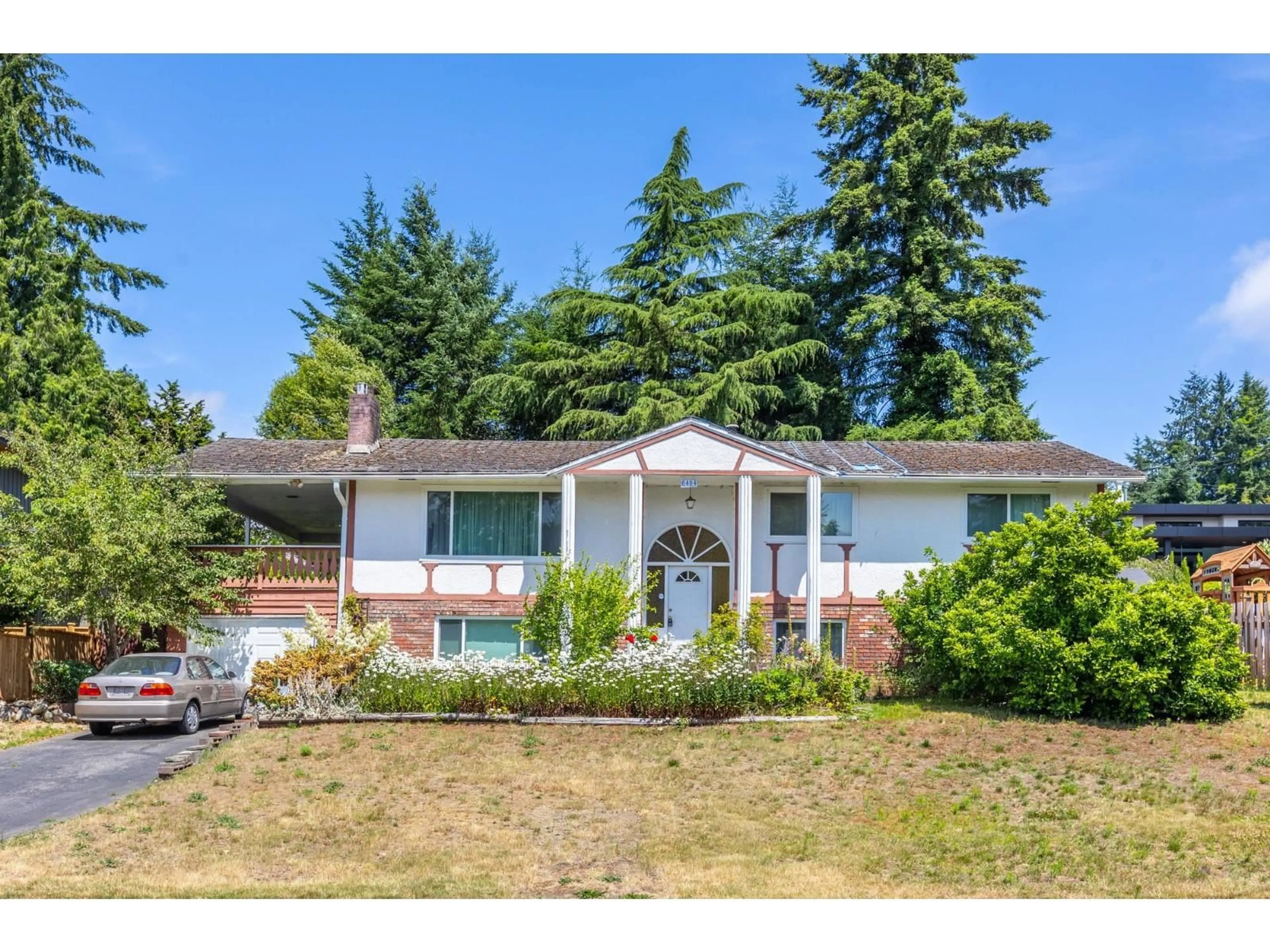 Home with vinyl exterior material, street for 6484 SUNSHINE DRIVE, Delta British Columbia V4E1P2