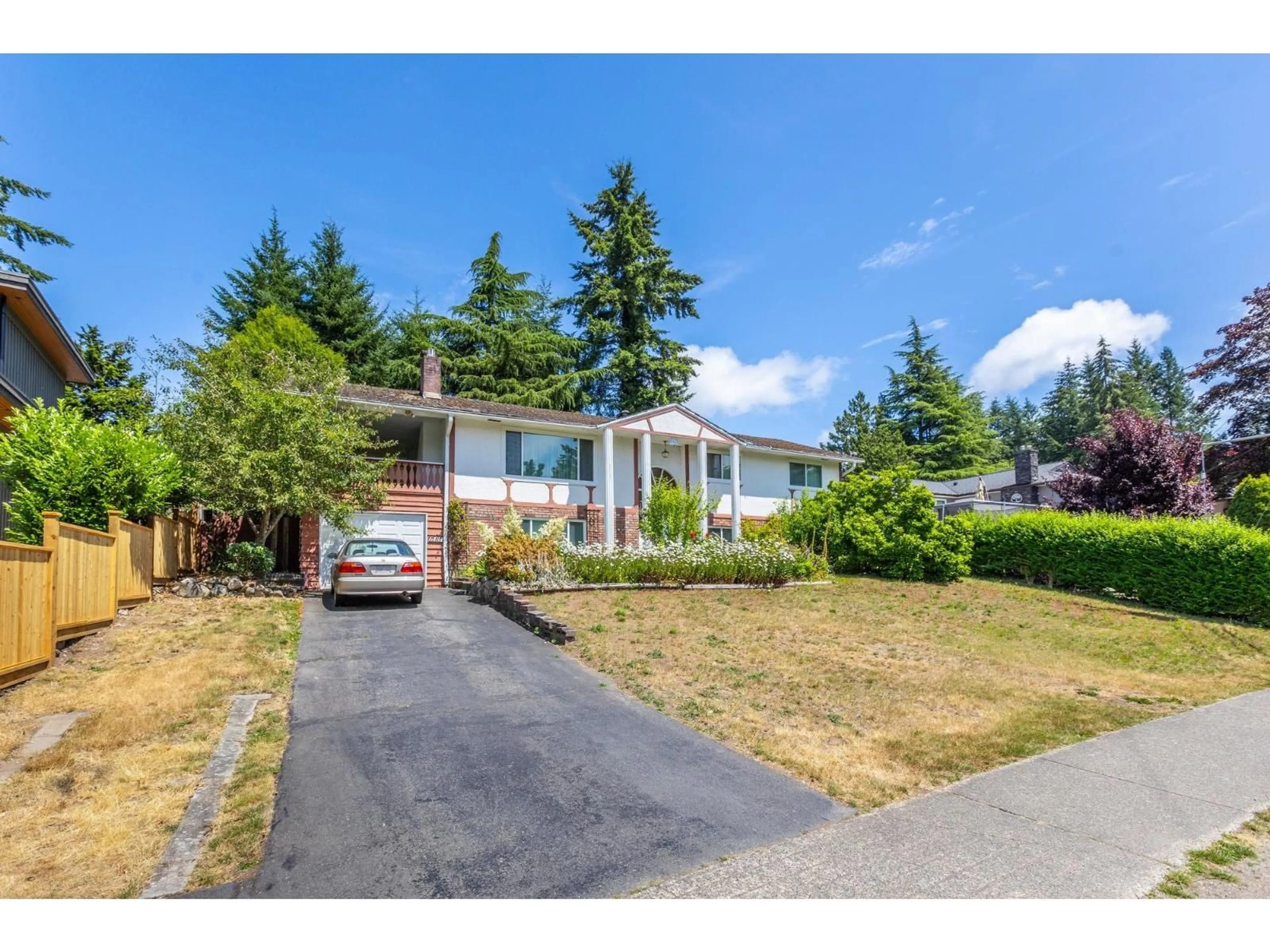 Home with vinyl exterior material, street for 6484 SUNSHINE DRIVE, Delta British Columbia V4E1P2