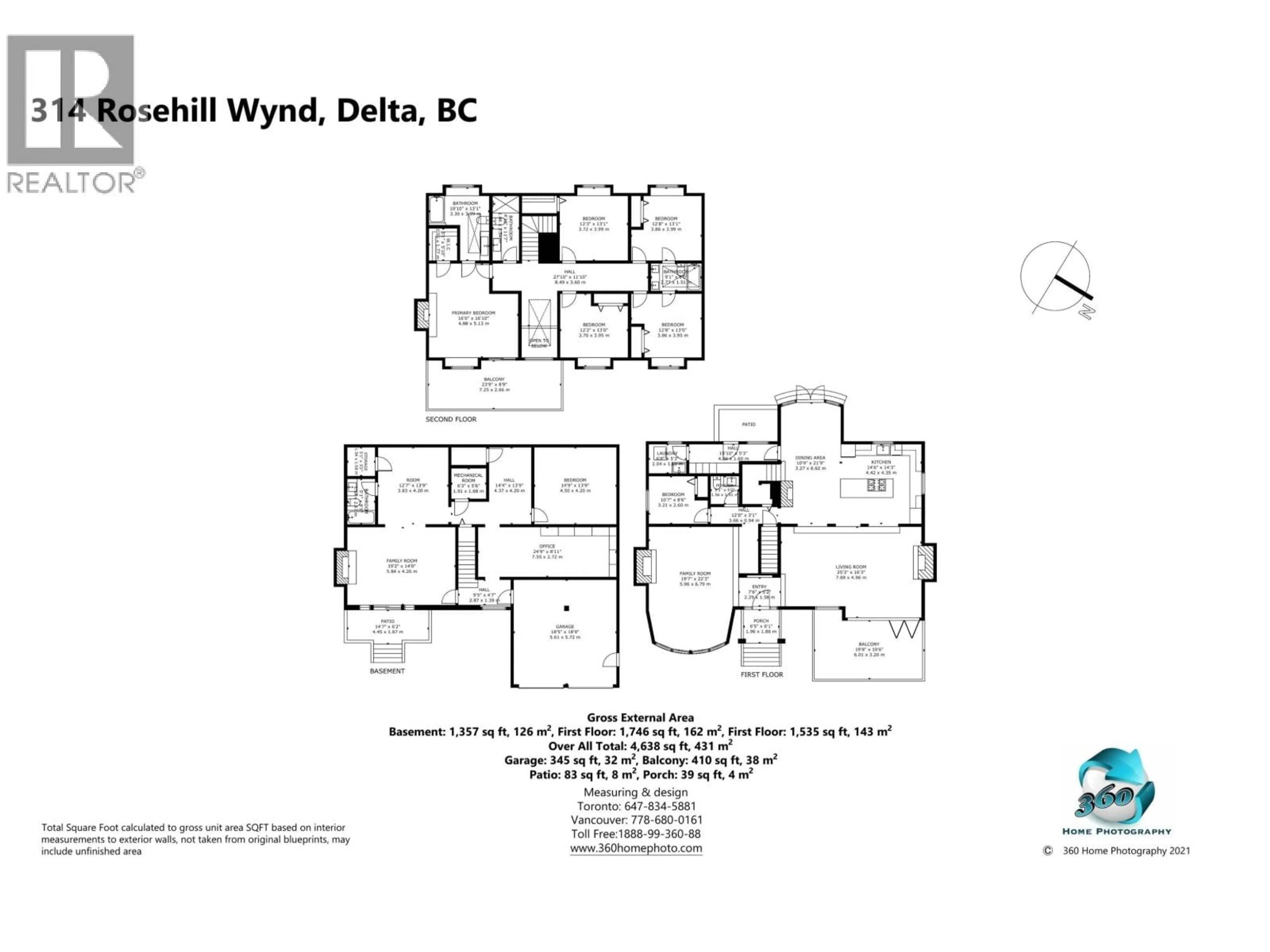 Floor plan for 314 ROSEHILL WYND, Delta British Columbia V4M3L9