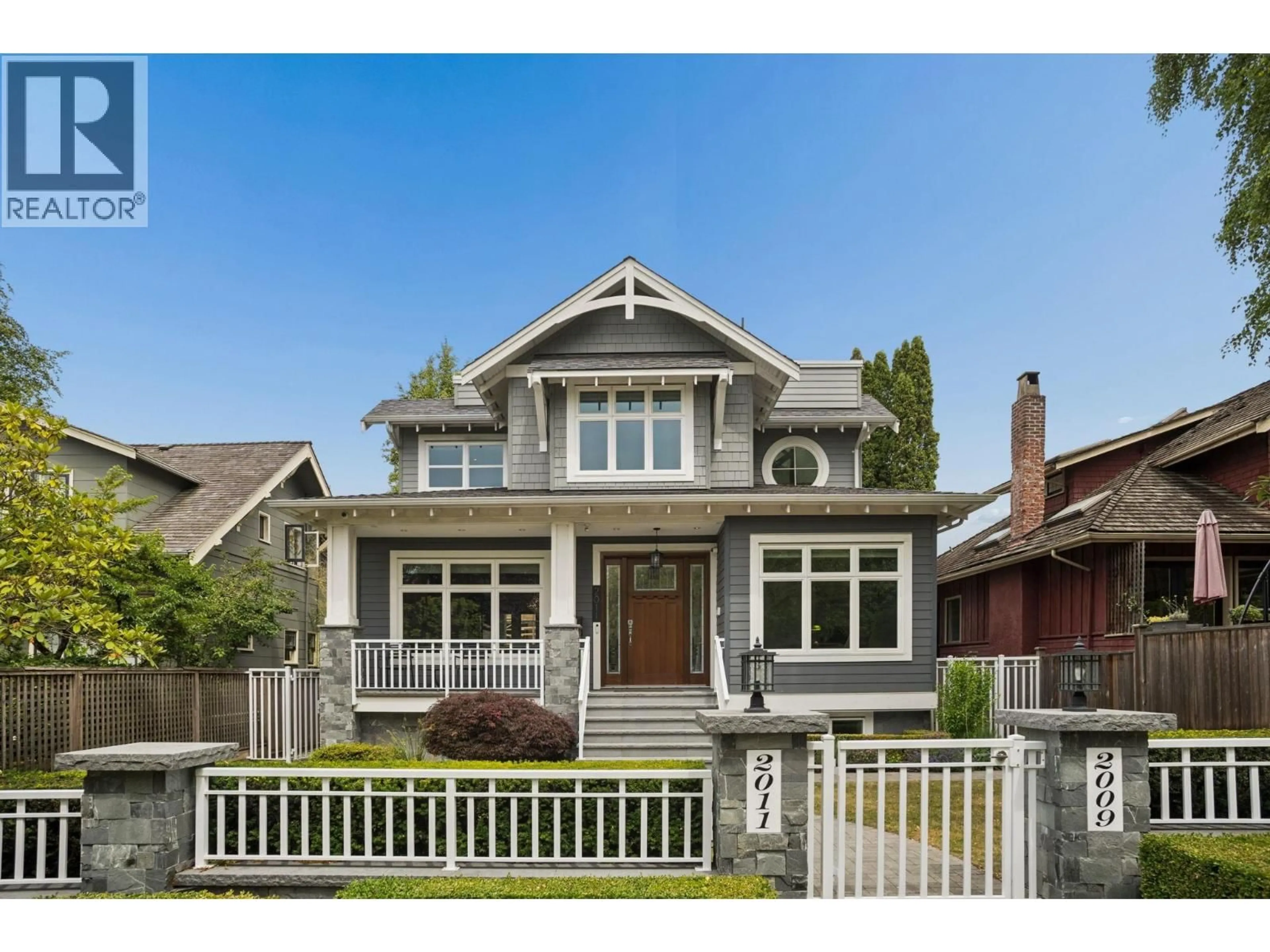 Home with vinyl exterior material, street for 2011 36TH AVENUE, Vancouver British Columbia V6M1L1