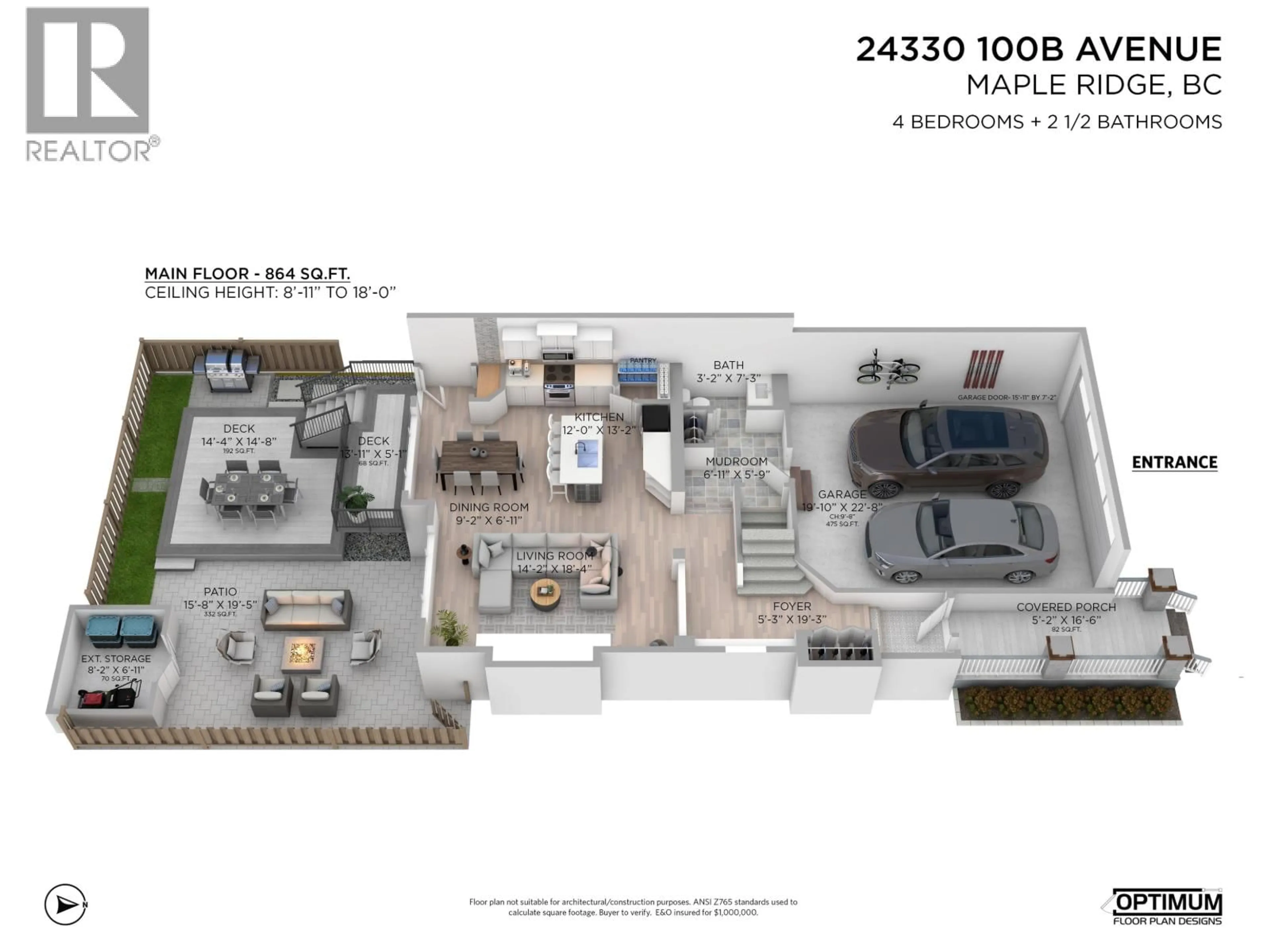 Floor plan for 24330 100B AVENUE, Maple Ridge British Columbia V2W1X3