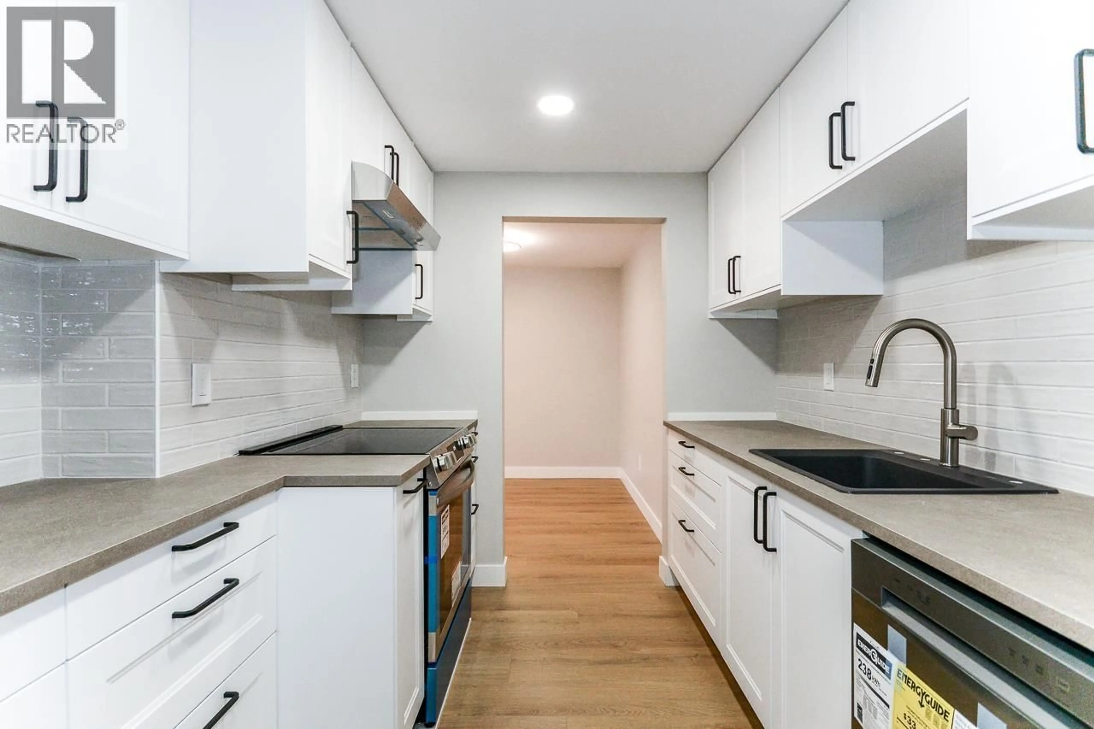 Standard kitchen, wood/laminate floor for 207 - 7295 MOFFATT ROAD, Richmond British Columbia V6Y3E5