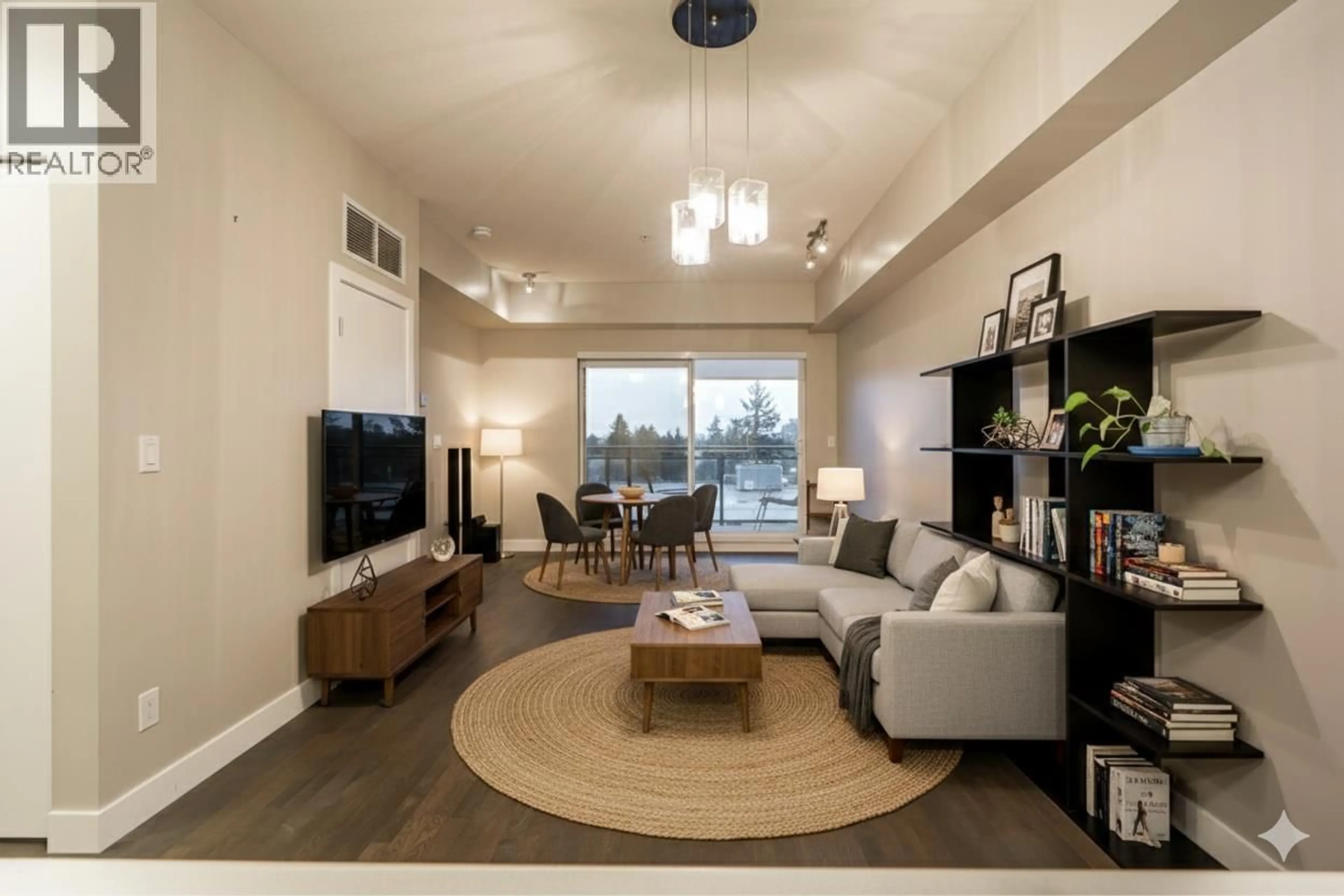 Living room with furniture, unknown for 703 - 10033 RIVER DRIVE, Richmond British Columbia V6X0L1