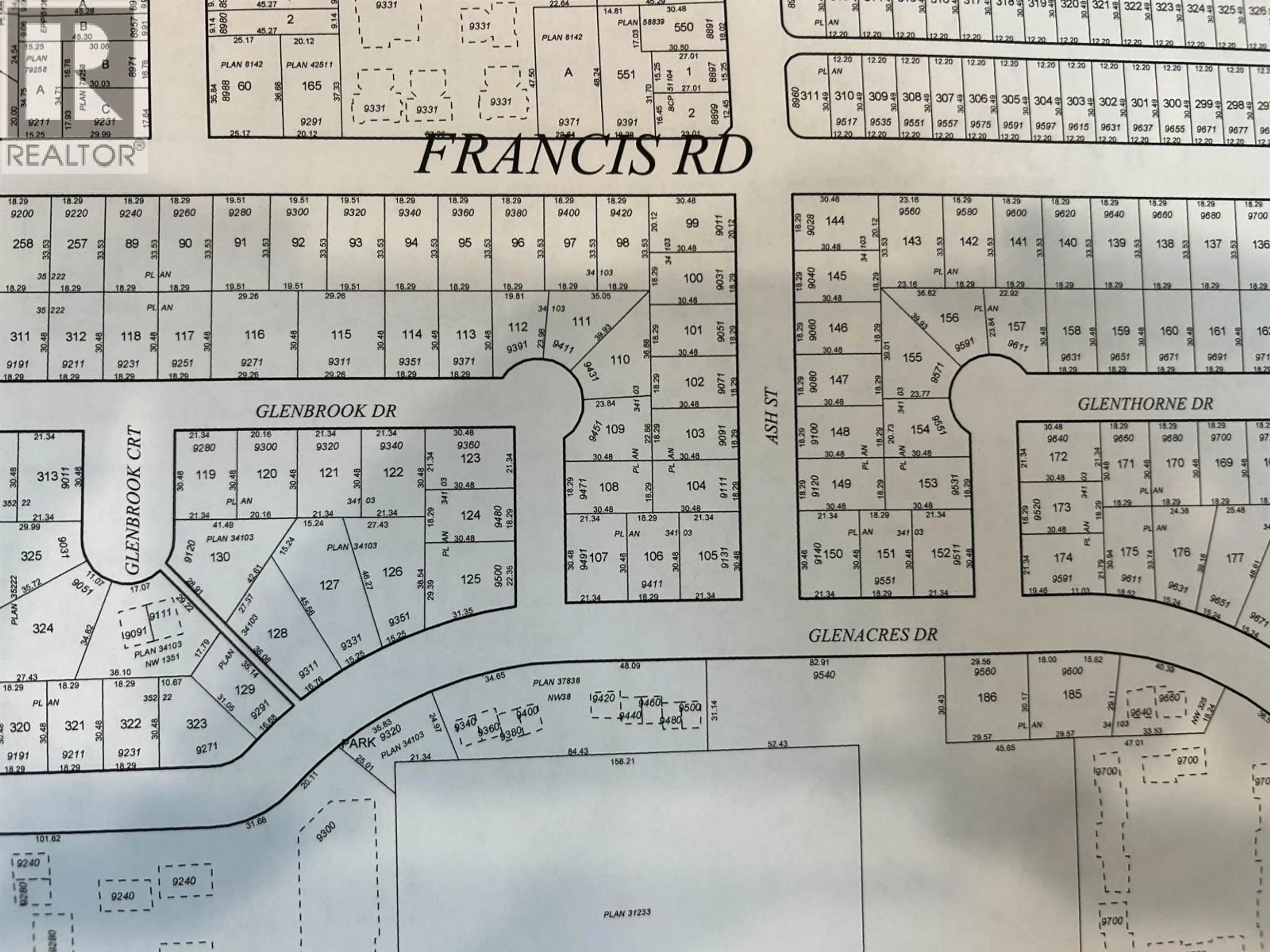 Picture of a map for 9411 GLENACRES DRIVE, Richmond British Columbia V7A1Y9