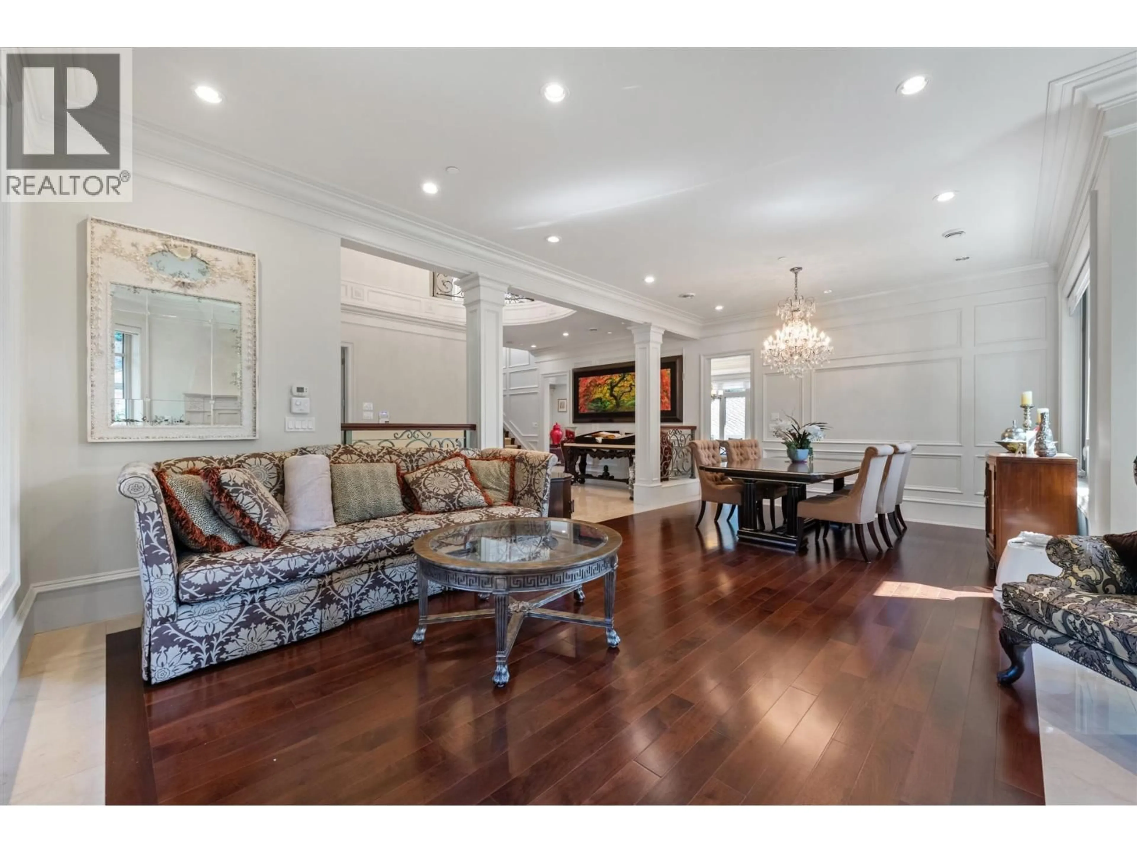 Living room with furniture, wood/laminate floor for 1268 40TH AVENUE, Vancouver British Columbia V6M1V4