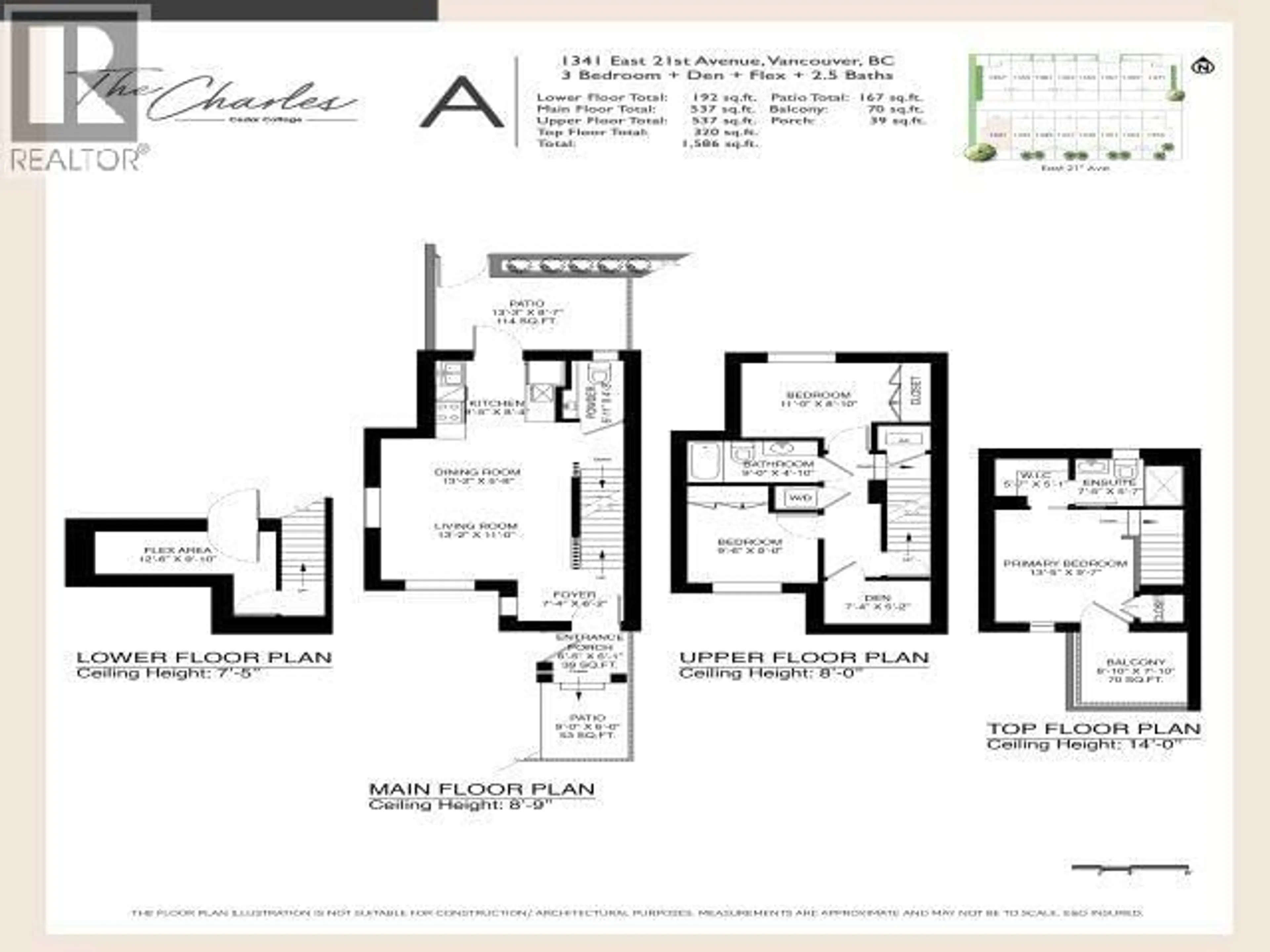 Floor plan for 1341 21ST AVENUE, Vancouver British Columbia V5V1T1