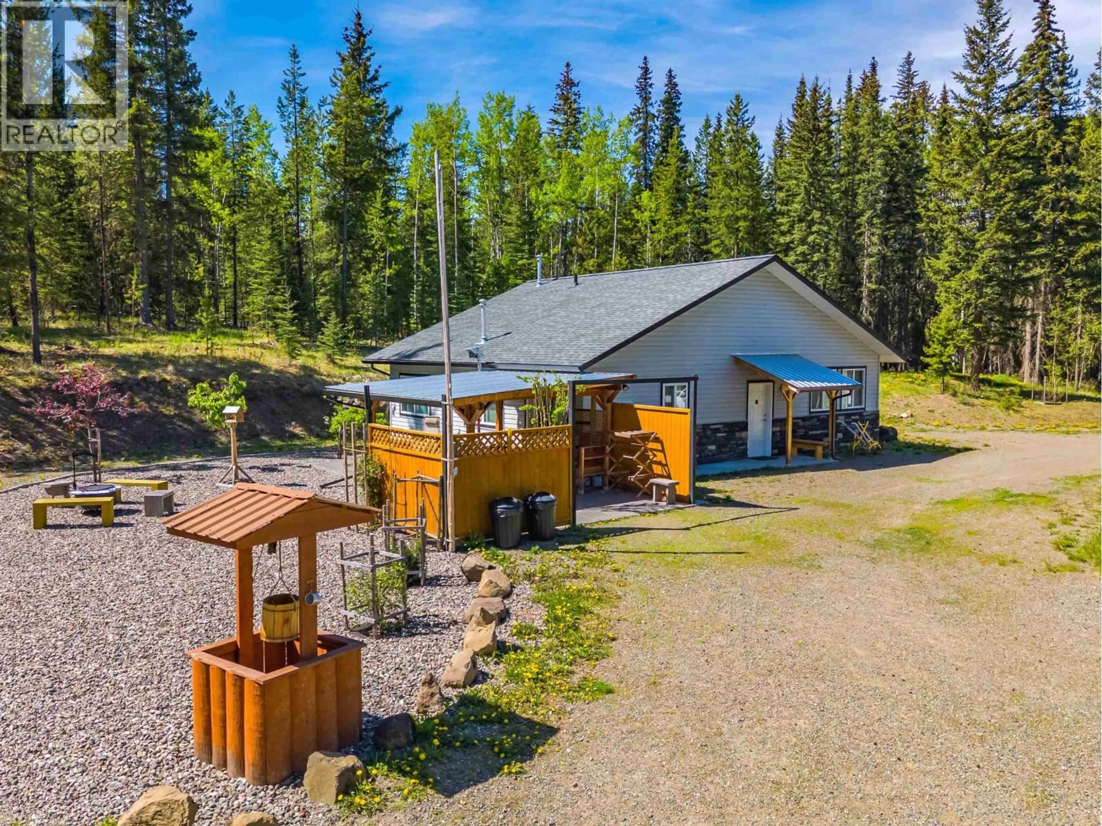 A pic from outside/outdoor area/front of a property/back of a property/a pic from drone, unknown for 6154 MARLBOROUGH ROAD, Horse Lake British Columbia V0K1X3