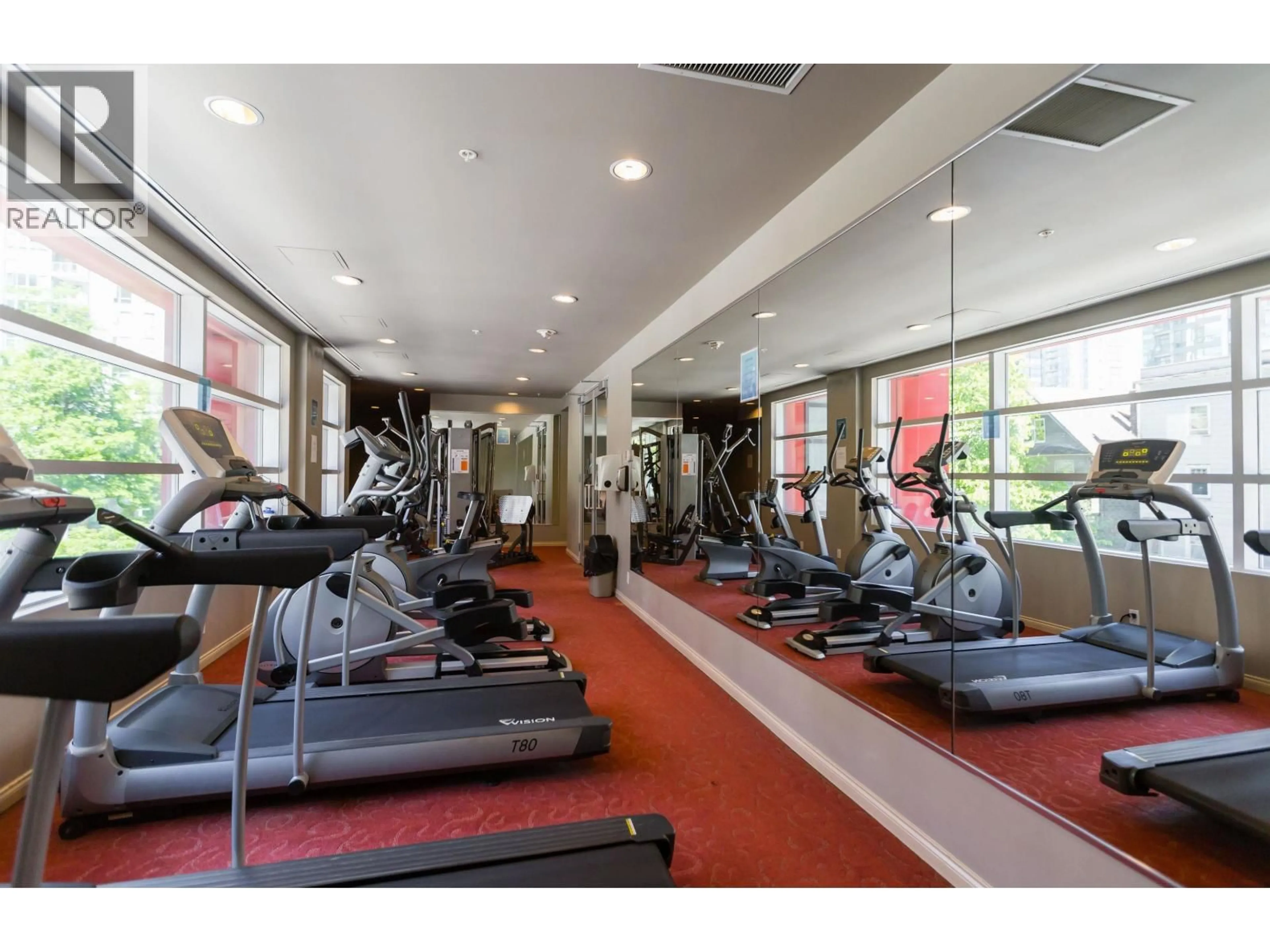 Gym or fitness room for 2905 - 1211 MELVILLE STREET, Vancouver British Columbia V6E0A7