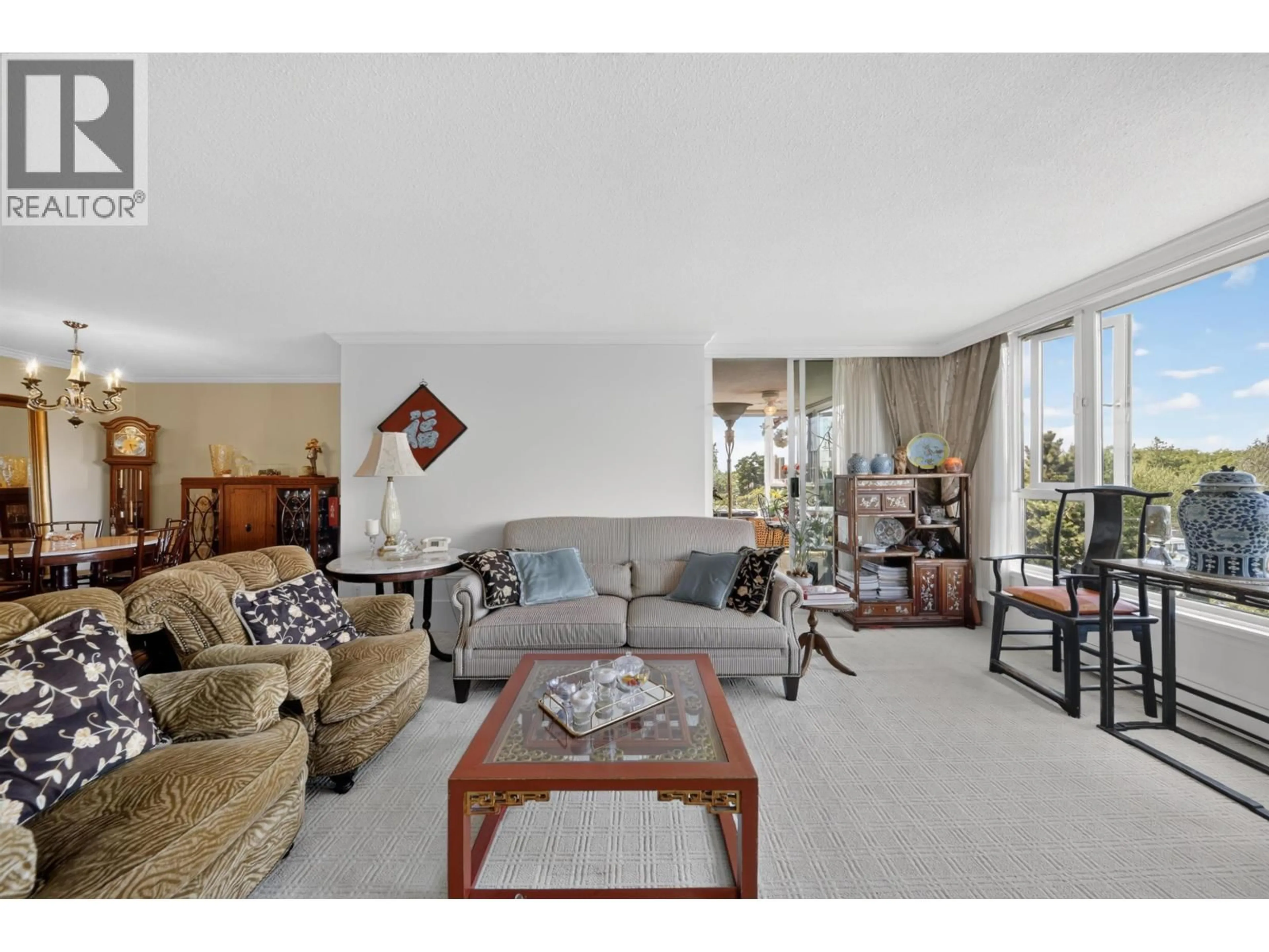 Living room with furniture, unknown for 802 - 5425 YEW STREET, Vancouver British Columbia V6M3X7
