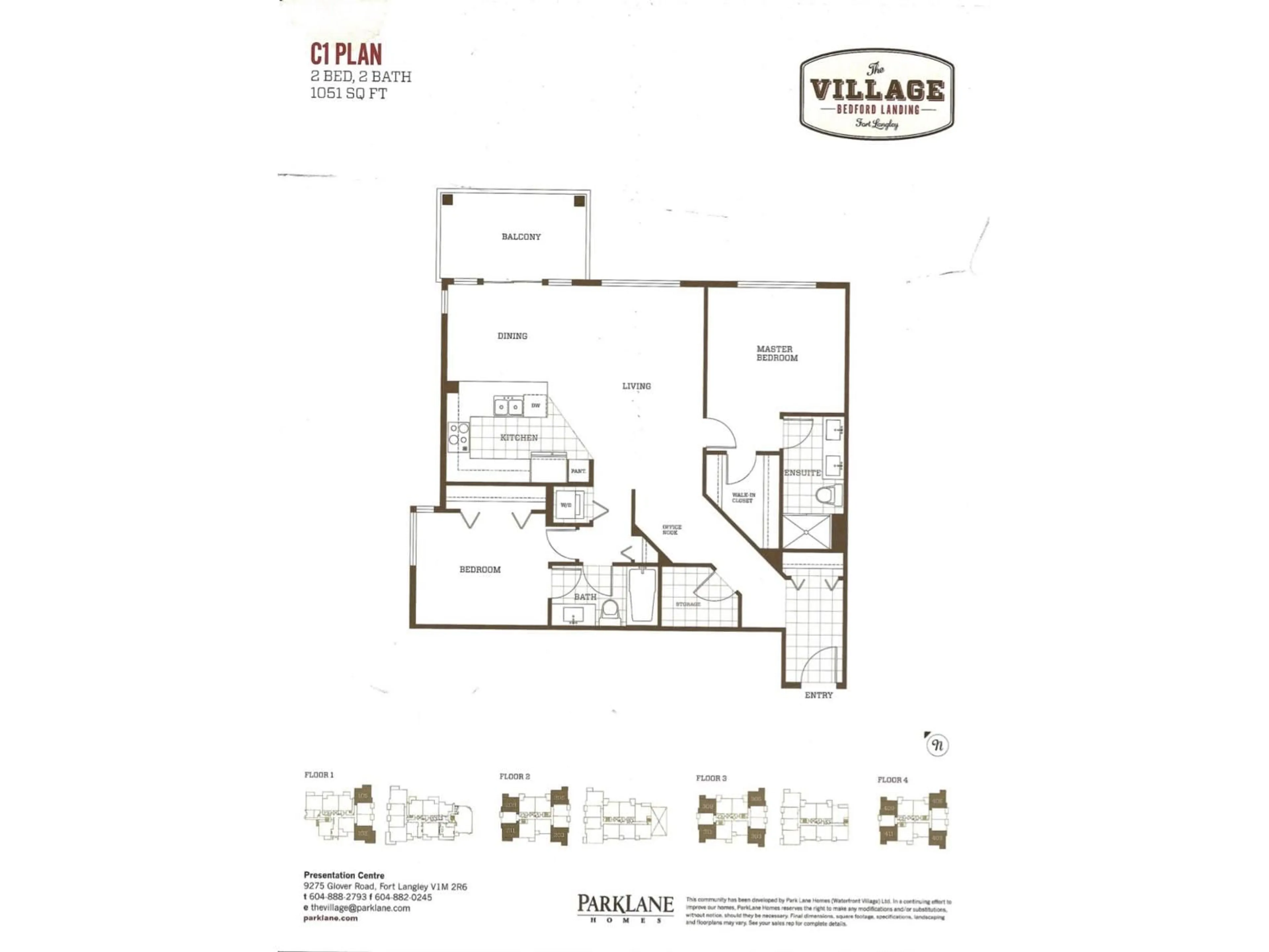 Floor plan for 207 - 23255 BILLY BROWN ROAD, Langley British Columbia V1M0C8