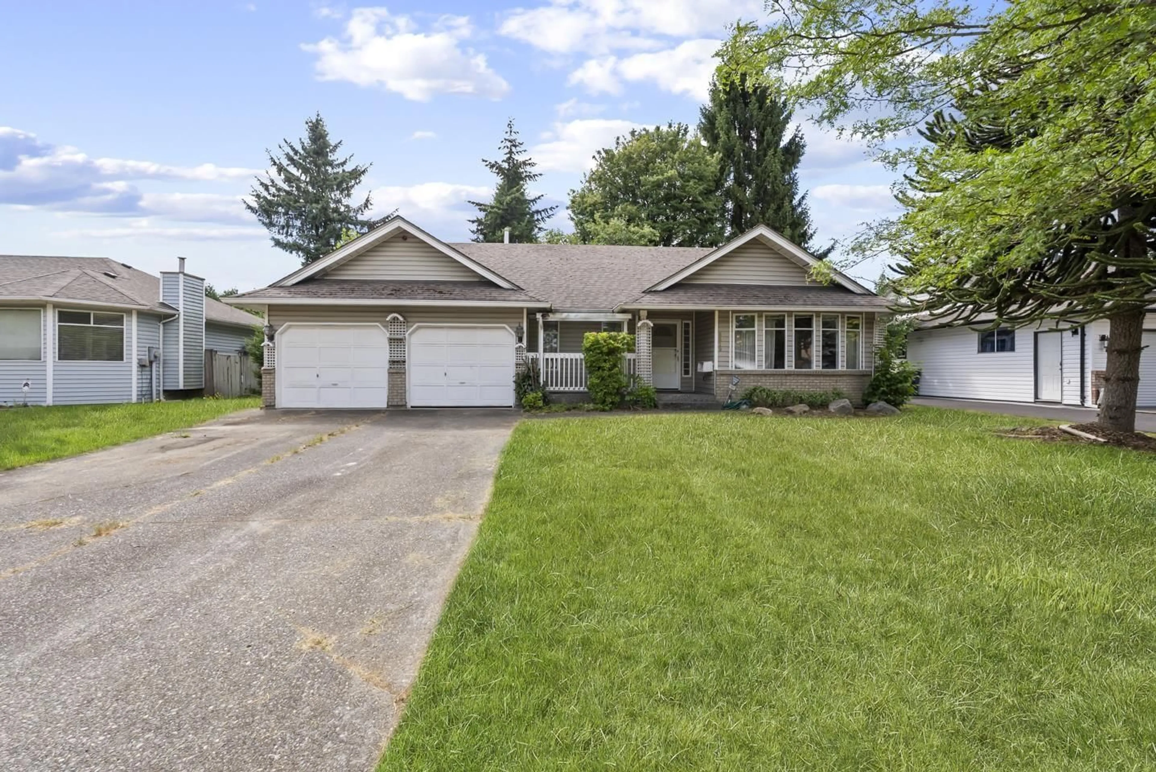 Home with vinyl exterior material, street for 8819 157 STREET, Surrey British Columbia V4N2Y8