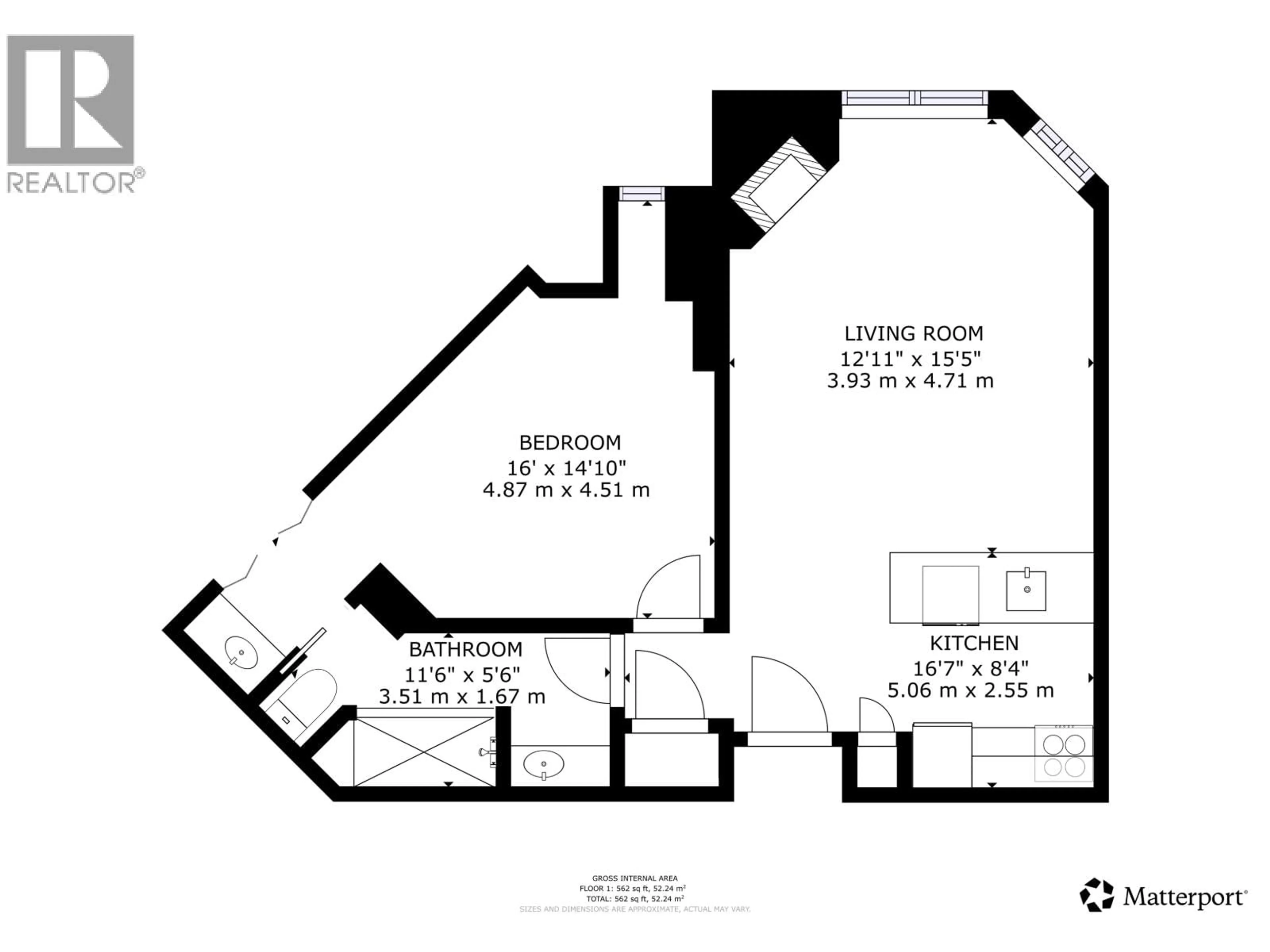 Floor plan for 613 - 4809 SPEARHEAD DRIVE, Whistler British Columbia V8E1E7