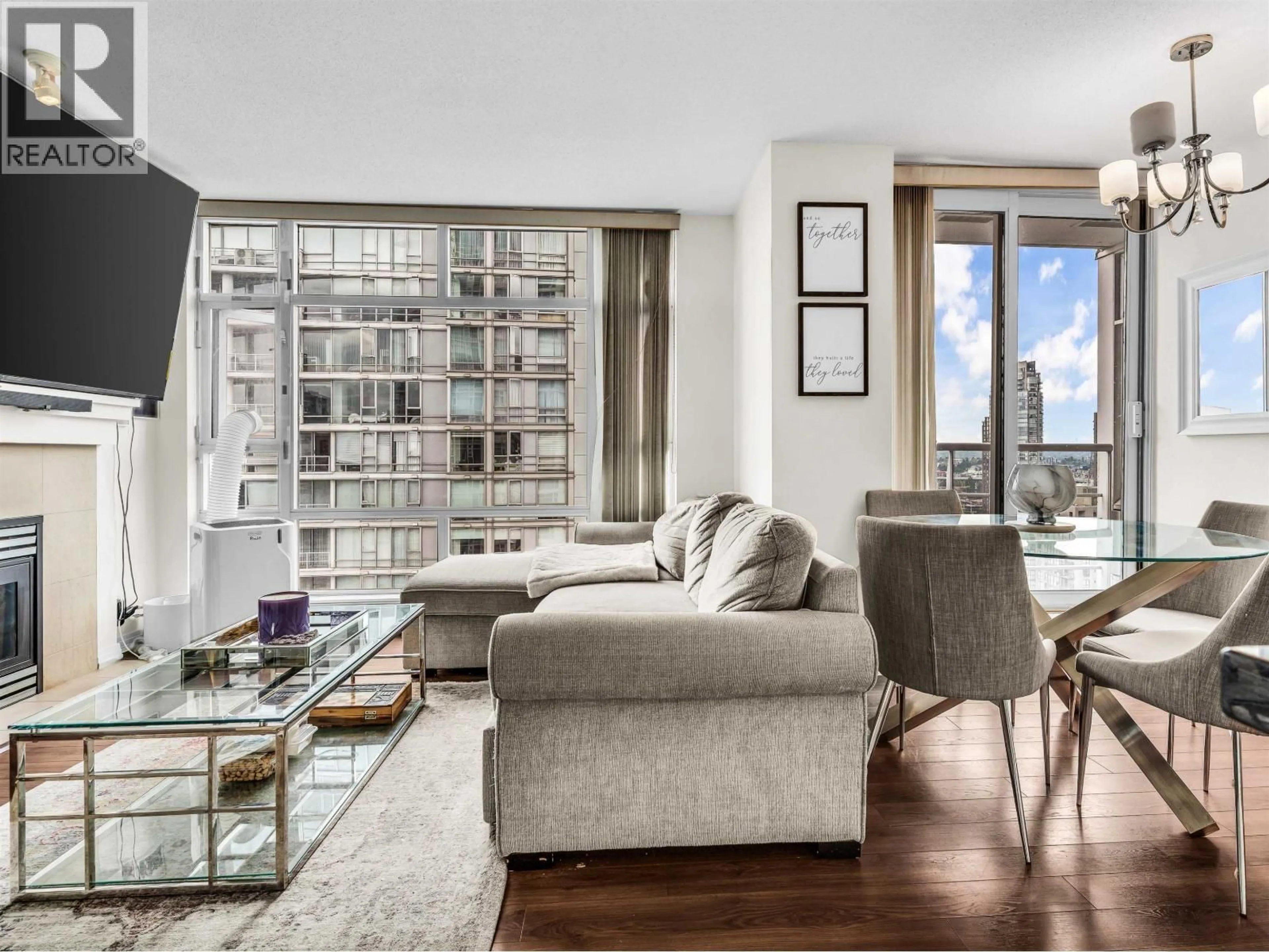 Living room with furniture, unknown for 2807 - 1199 MARINASIDE CRESCENT, Vancouver British Columbia V6Z2Y2
