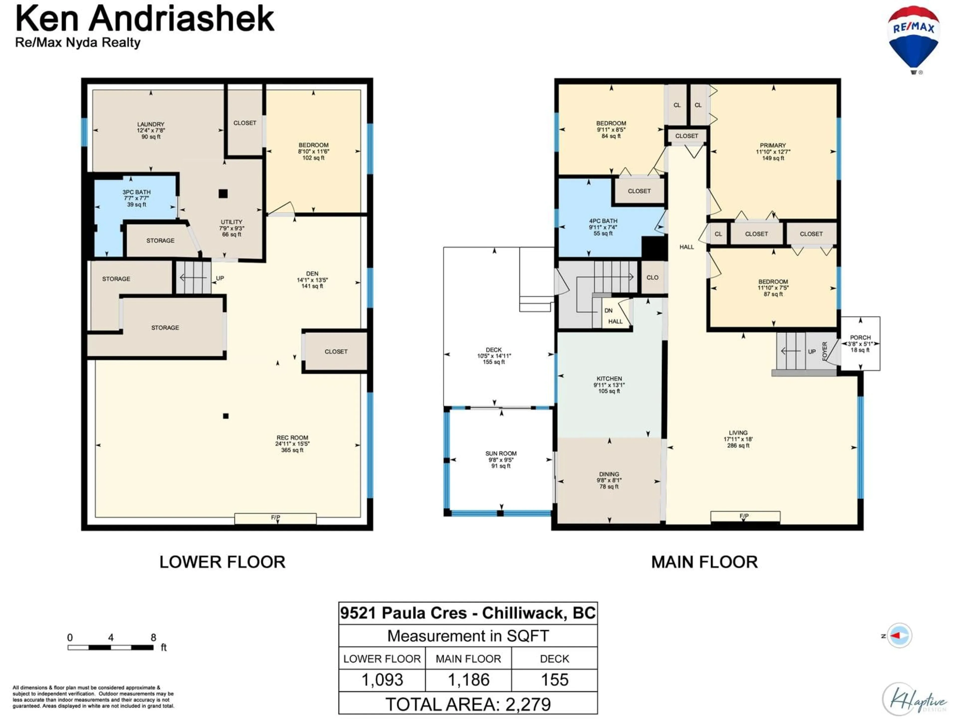 Floor plan for 9521 PAULA CRESCENT, Chilliwack British Columbia V2P6H1